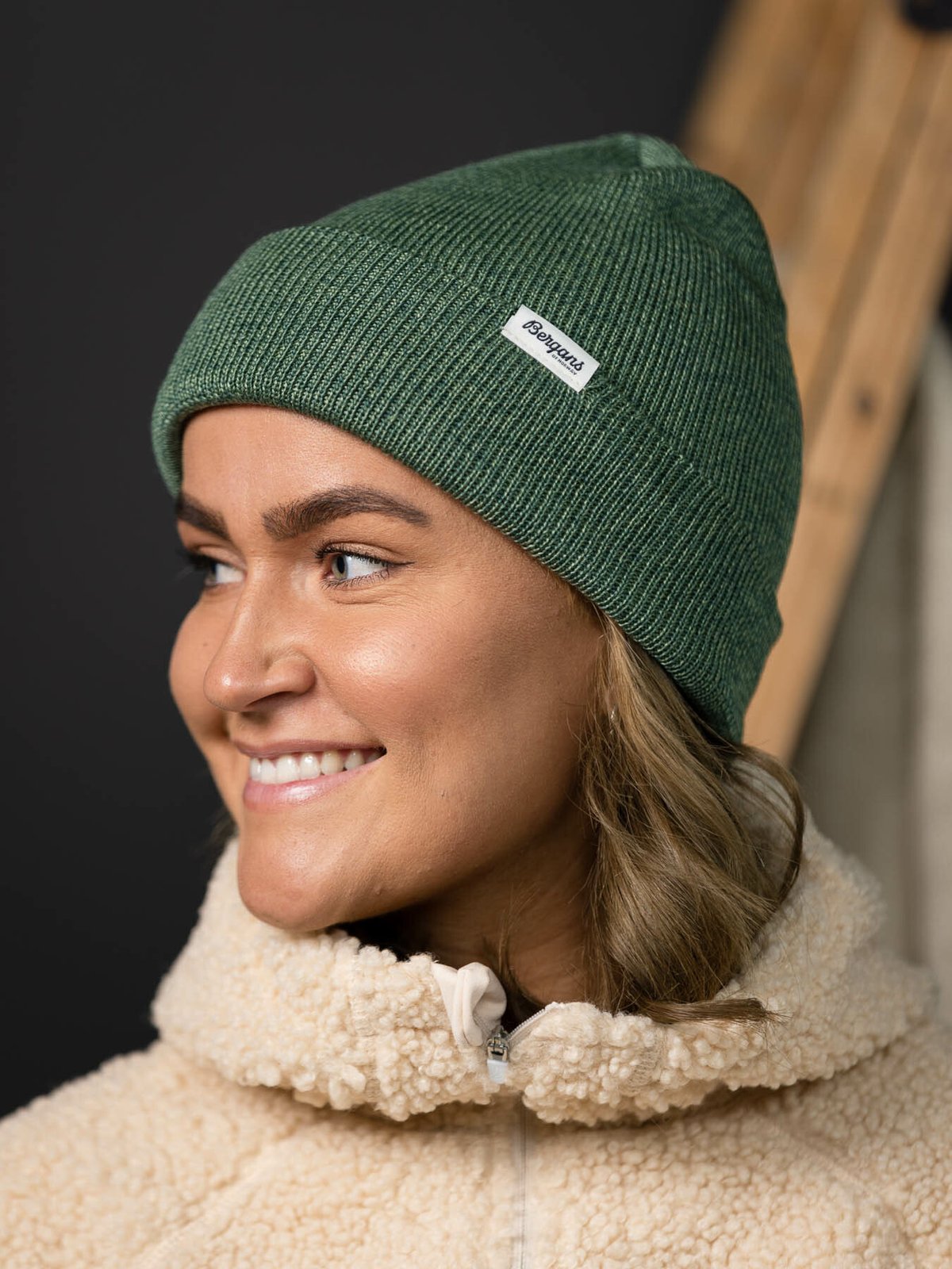 Bergans Melange Beanie Jade Green