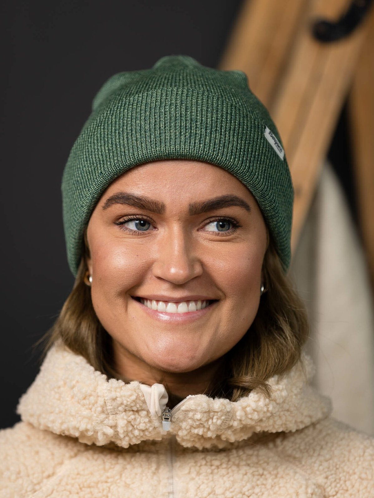 Bergans Melange Beanie Jade Green