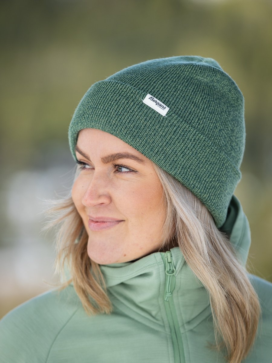 Bergans Melange Beanie Jade Green