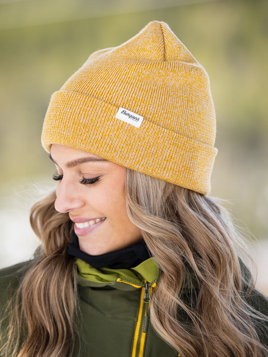 Bergans Melange Beanie Light Golden Yellow