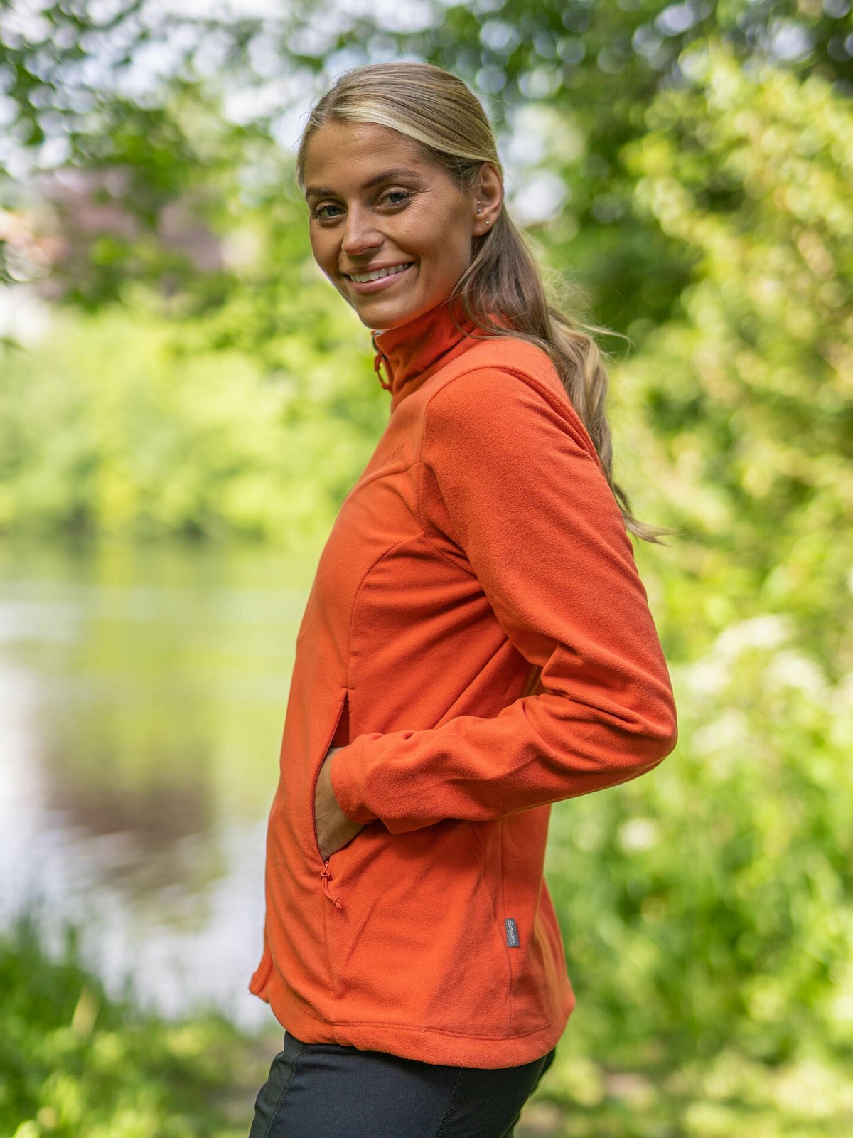 Bergans Finnsnes Fleece Jacket Brick