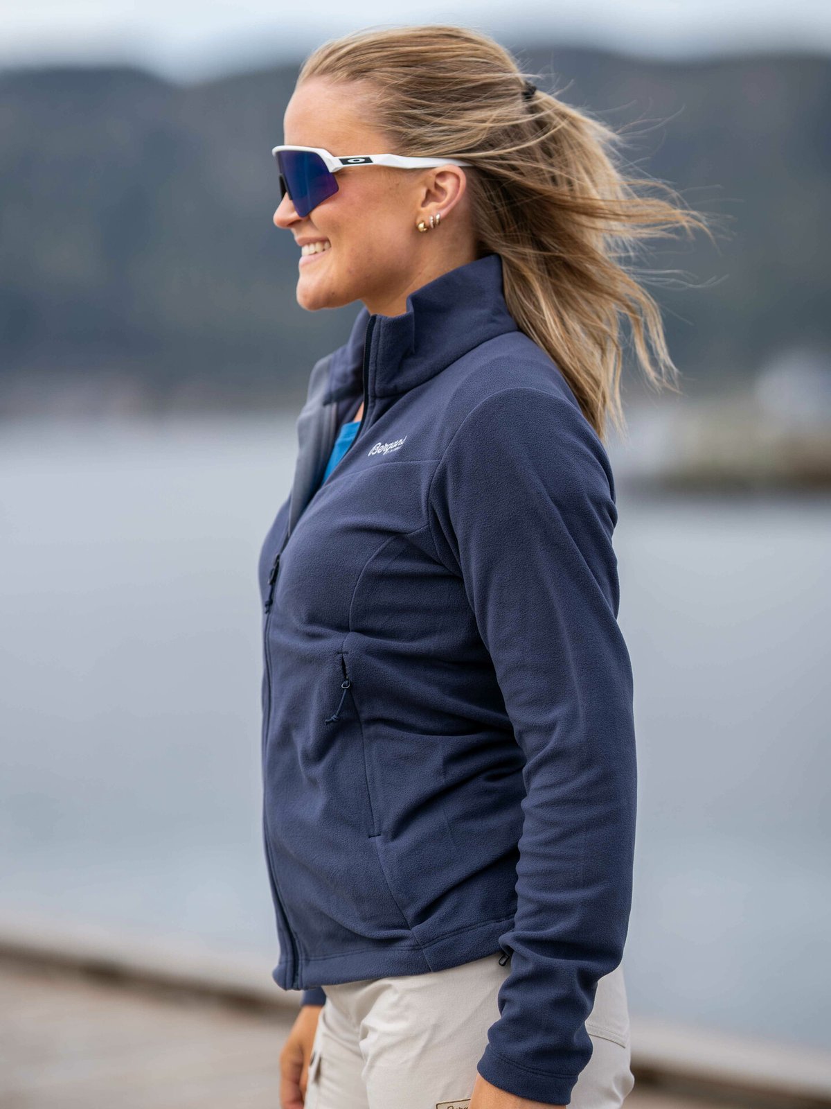 Bergans Finnsnes Fleece Jacket Dark Navy