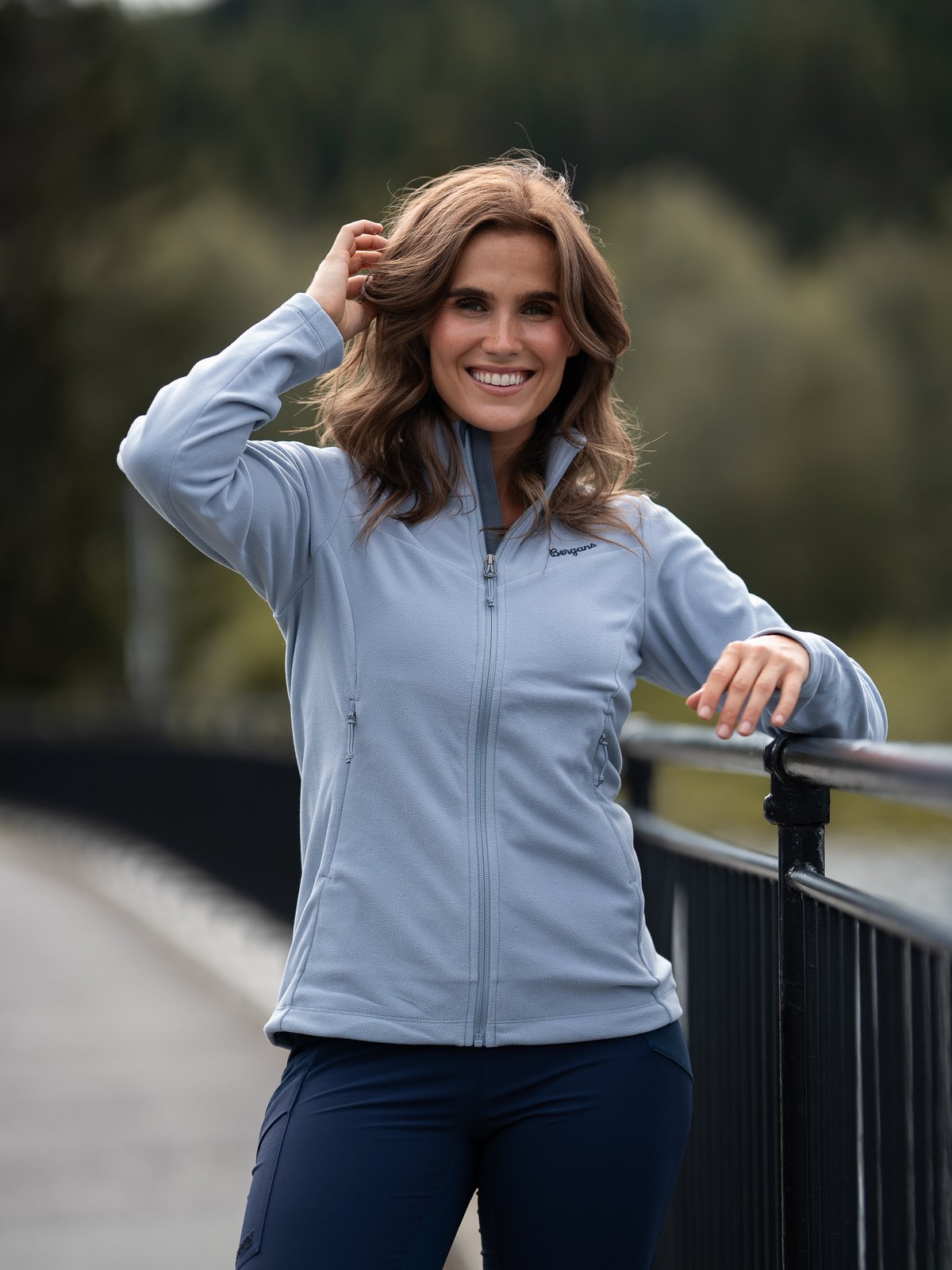 Bergans Finnsnes Fleece Jacket Husky Blue