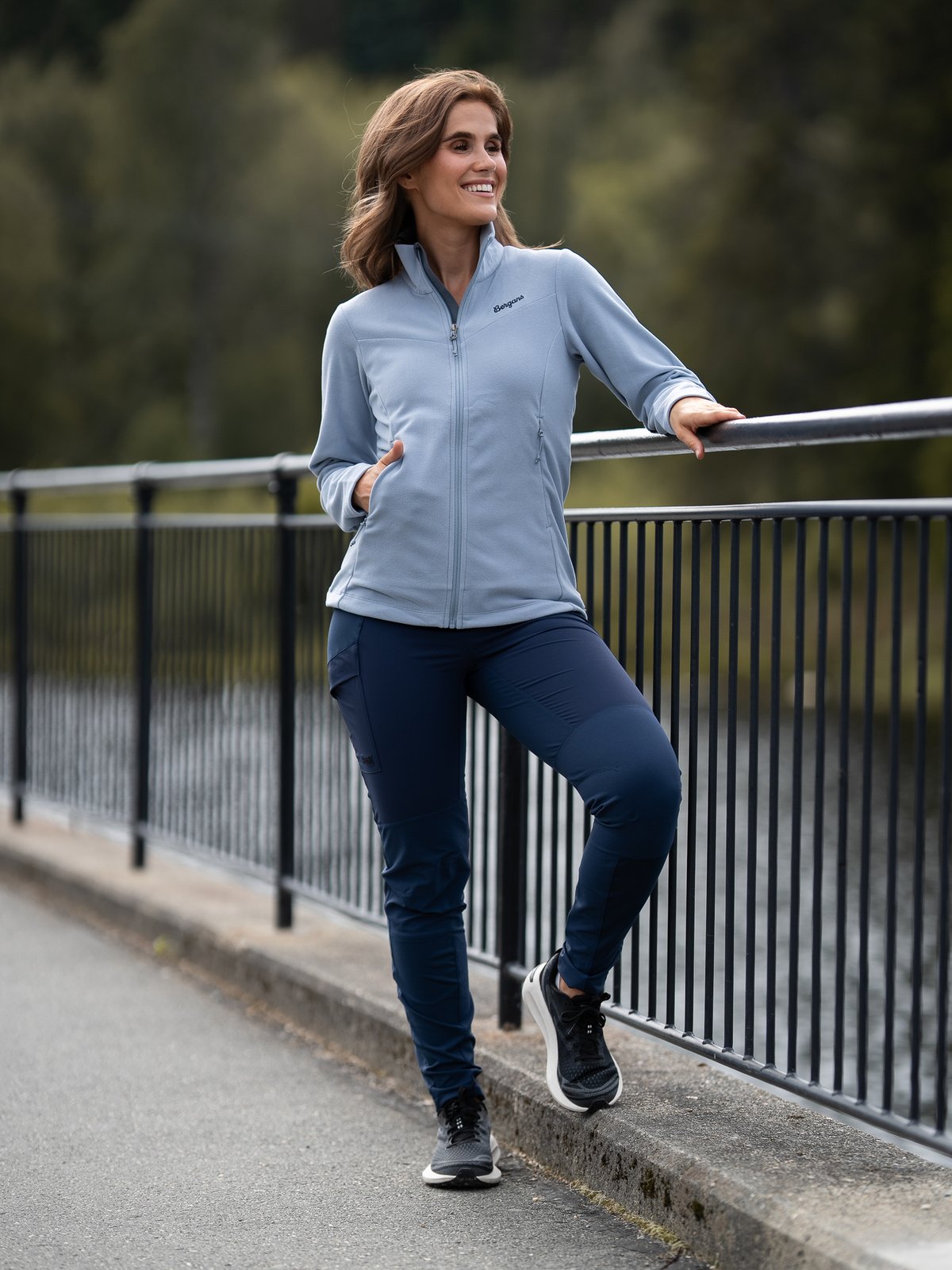 Bergans Finnsnes Fleece Jacket Husky Blue