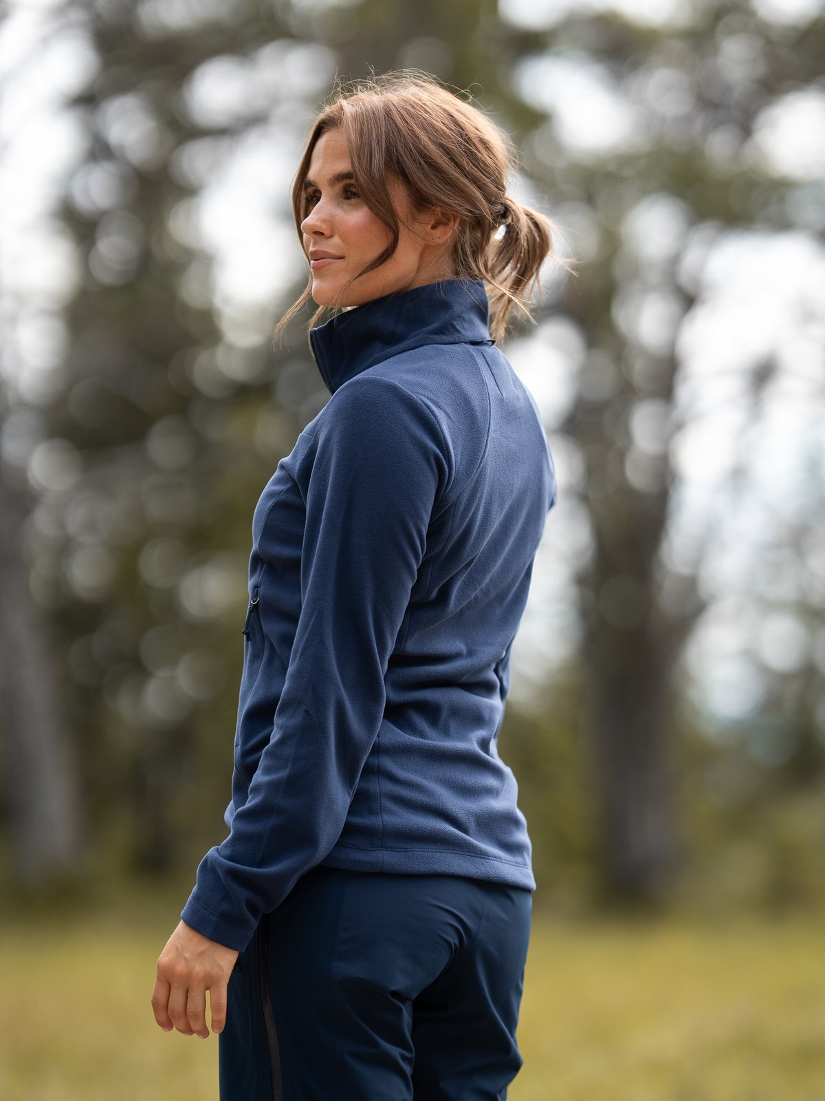 Bergans Finnsnes Fleece Jacket Navy Blue