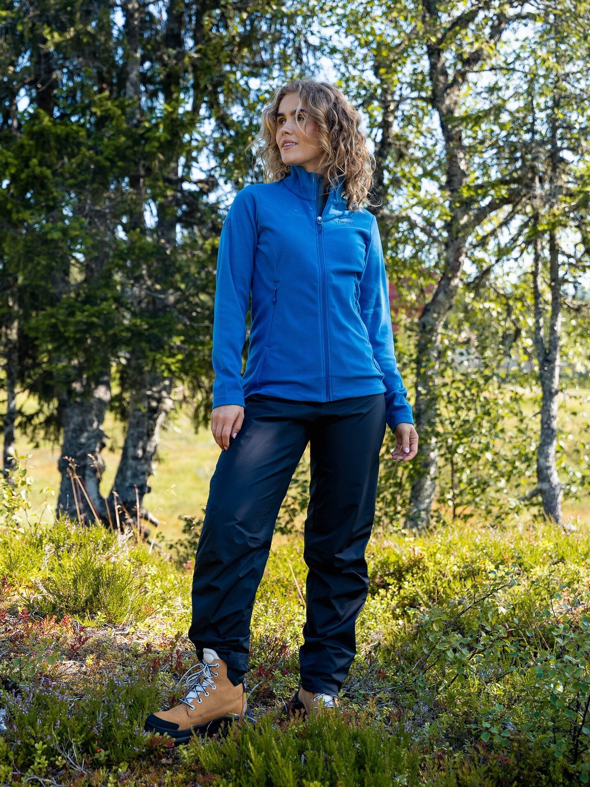 Bergans Finnsnes Fleece Jacket North Sea Blue