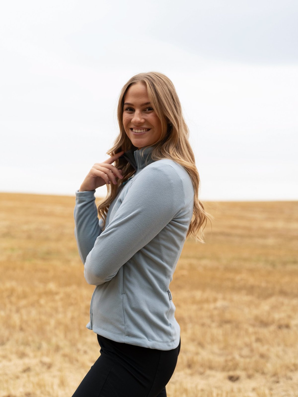 Bergans Finnsnes Fleece Jacket Smoke Blue