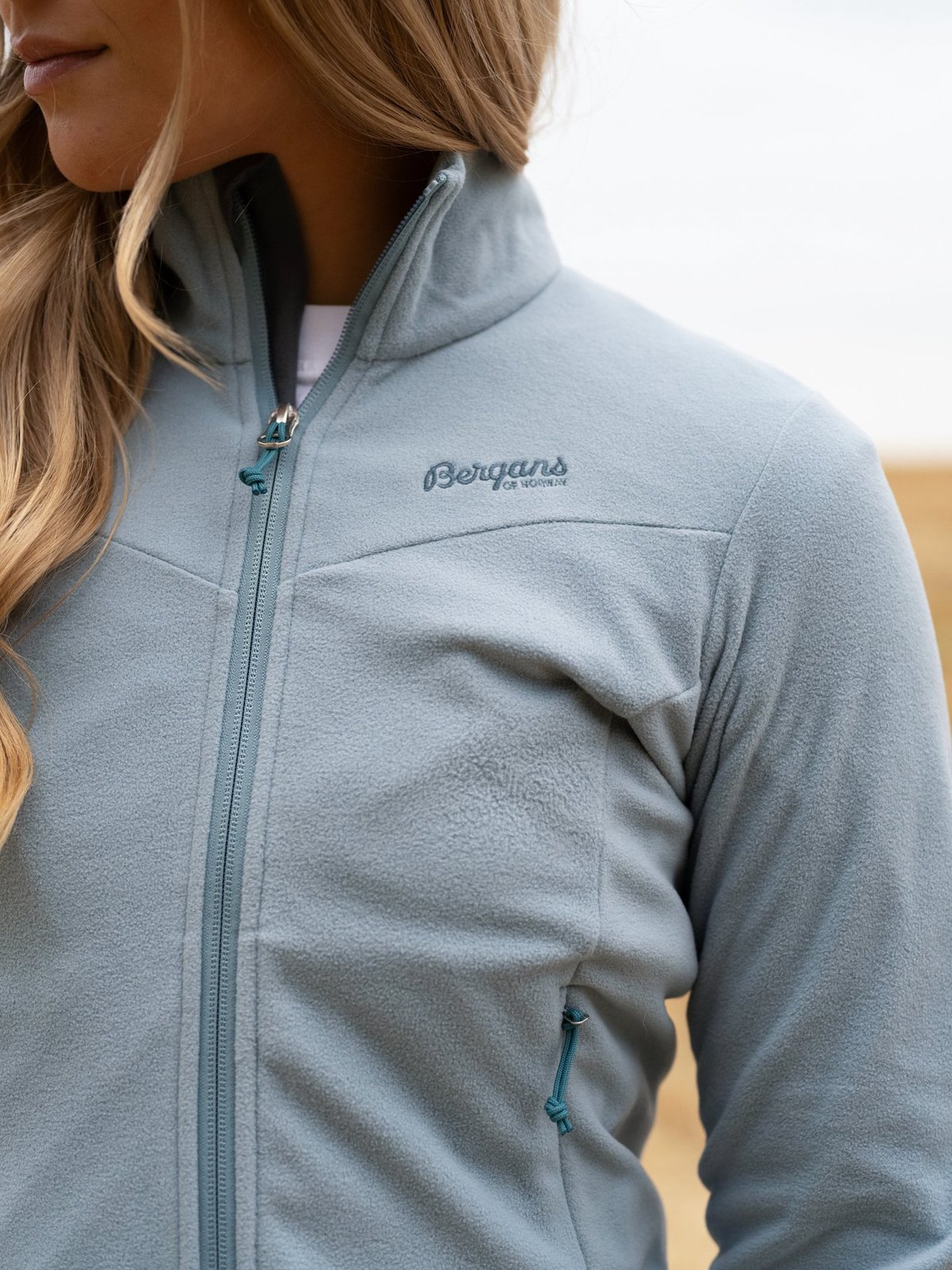 Bergans Finnsnes Fleece Jacket Smoke Blue