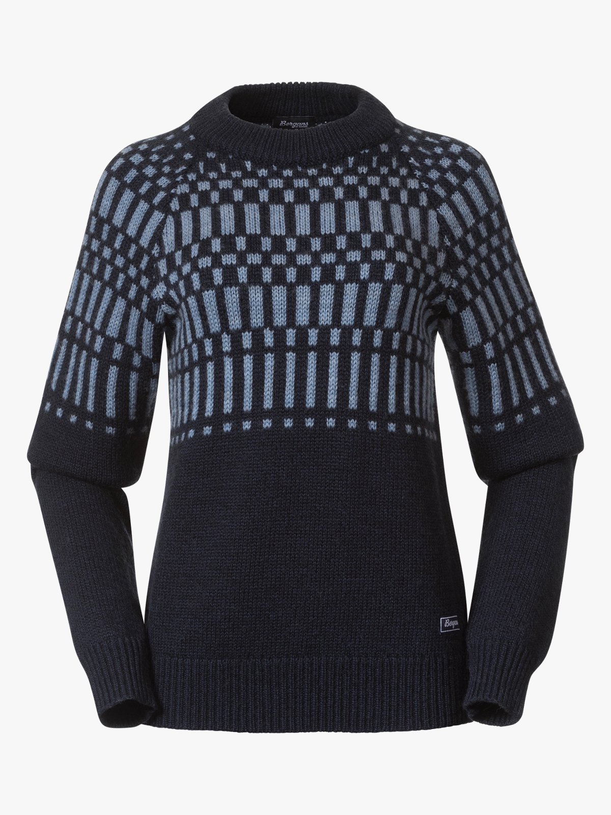 Bergans Nordmarka Merino Jumper Women Navy Blue / Husky Blue