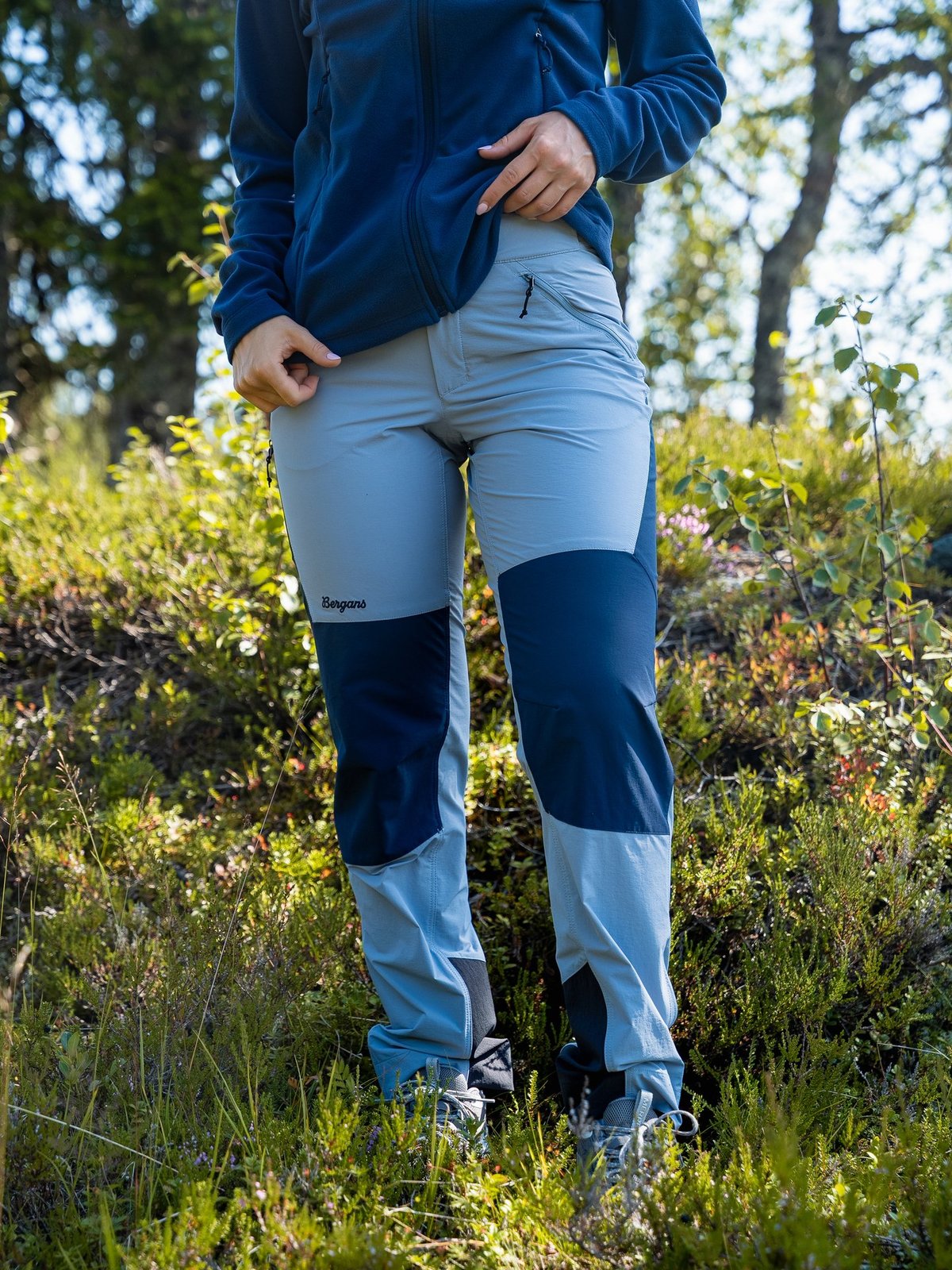 Bergans Vaagaa Softshell Pants Women Husky Blue / Navy Blue