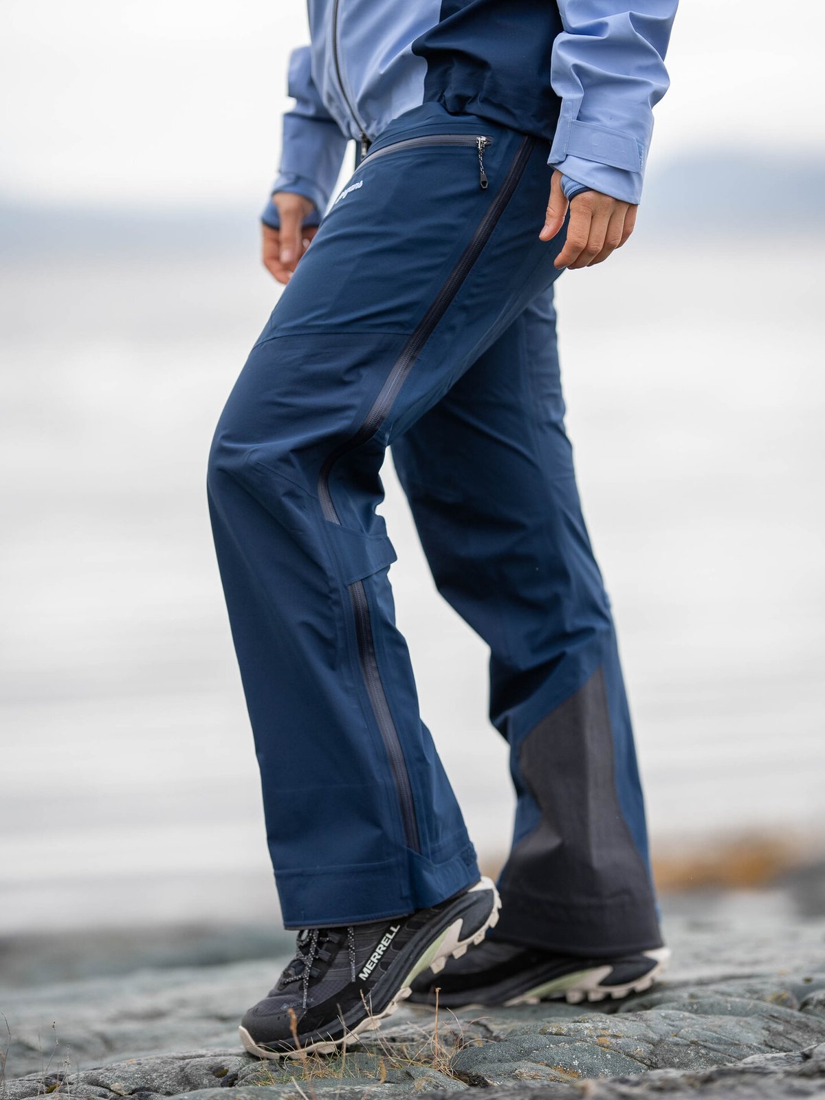 Bergans Tind 3L Shell Pants Women Navy Blue