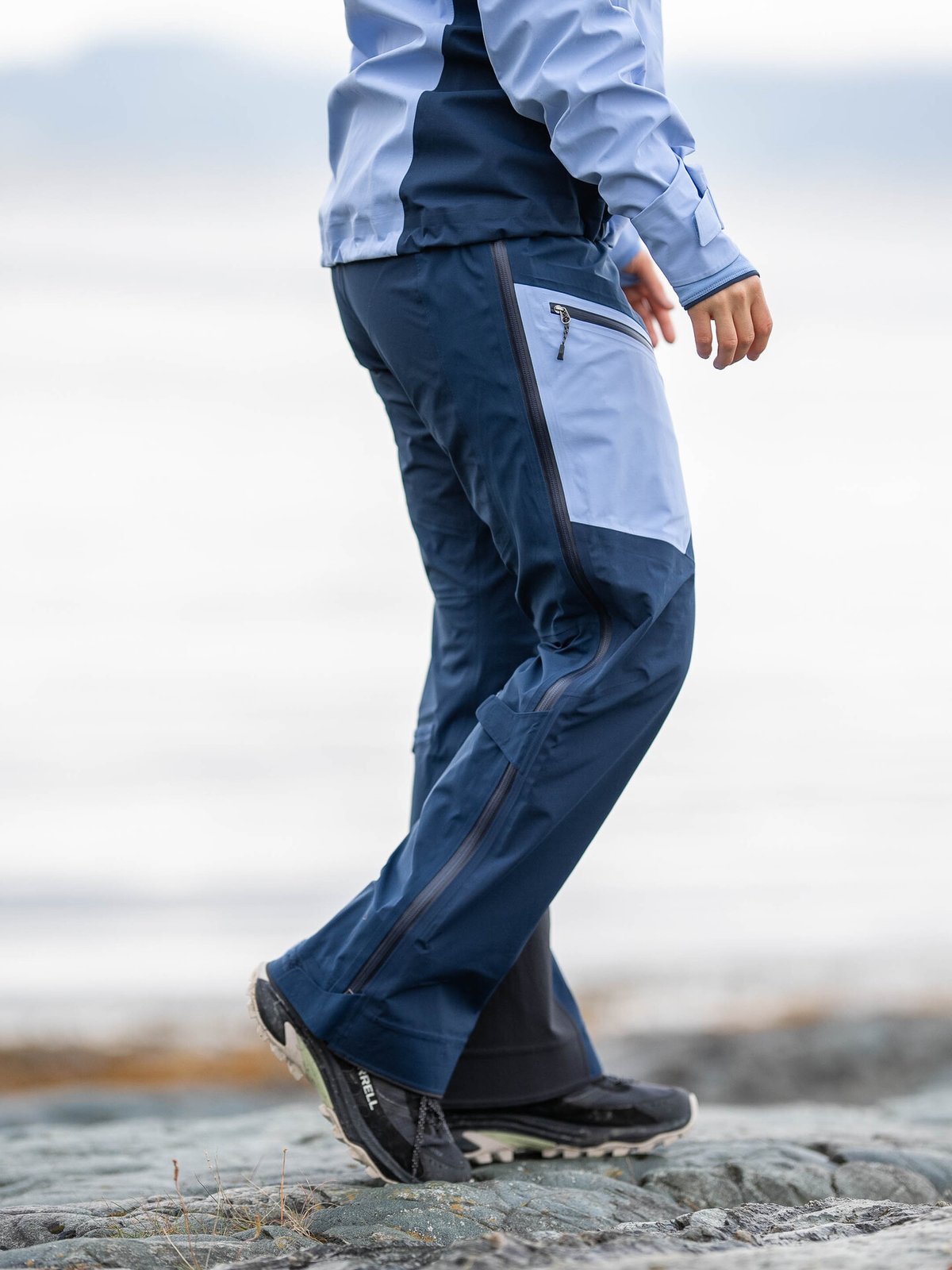 Bergans Tind 3L Shell Pants Women Navy Blue