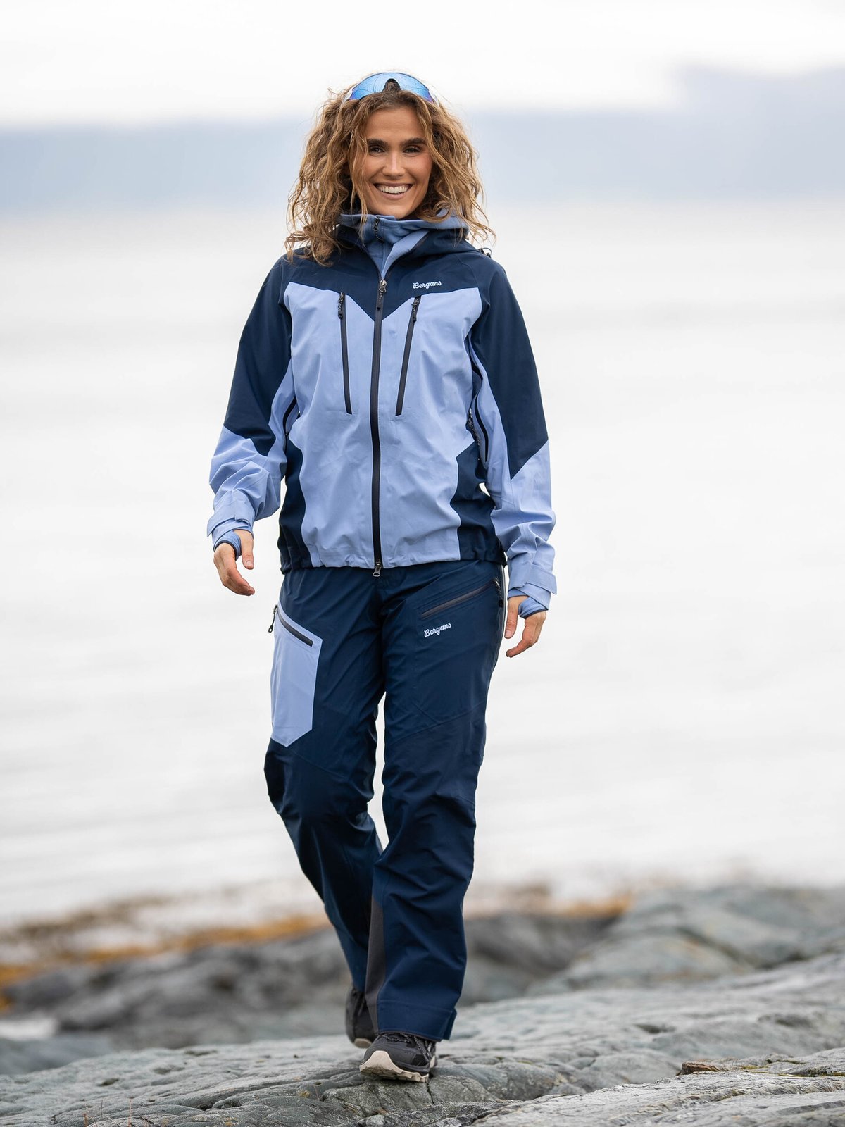 Bergans Tind 3L Shell Pants Women Navy Blue