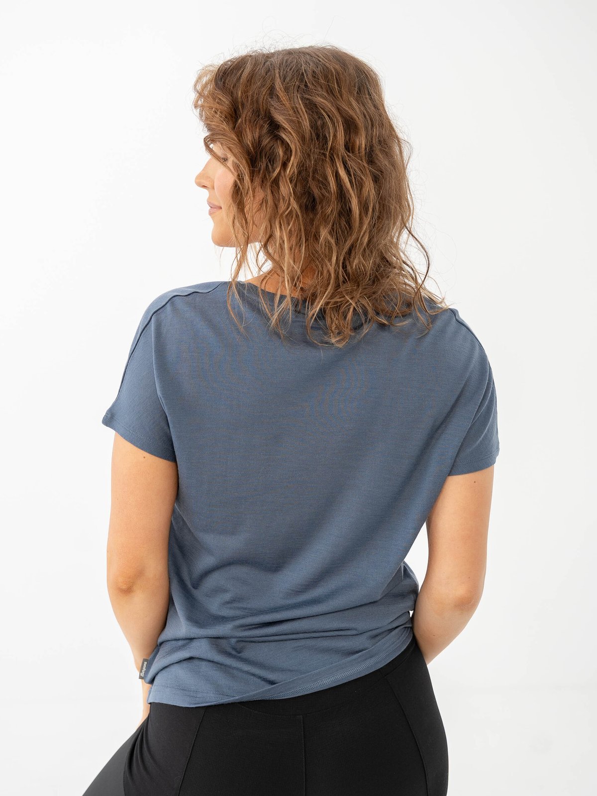 Bergans Whenever Merino Tee Women Granite Blue