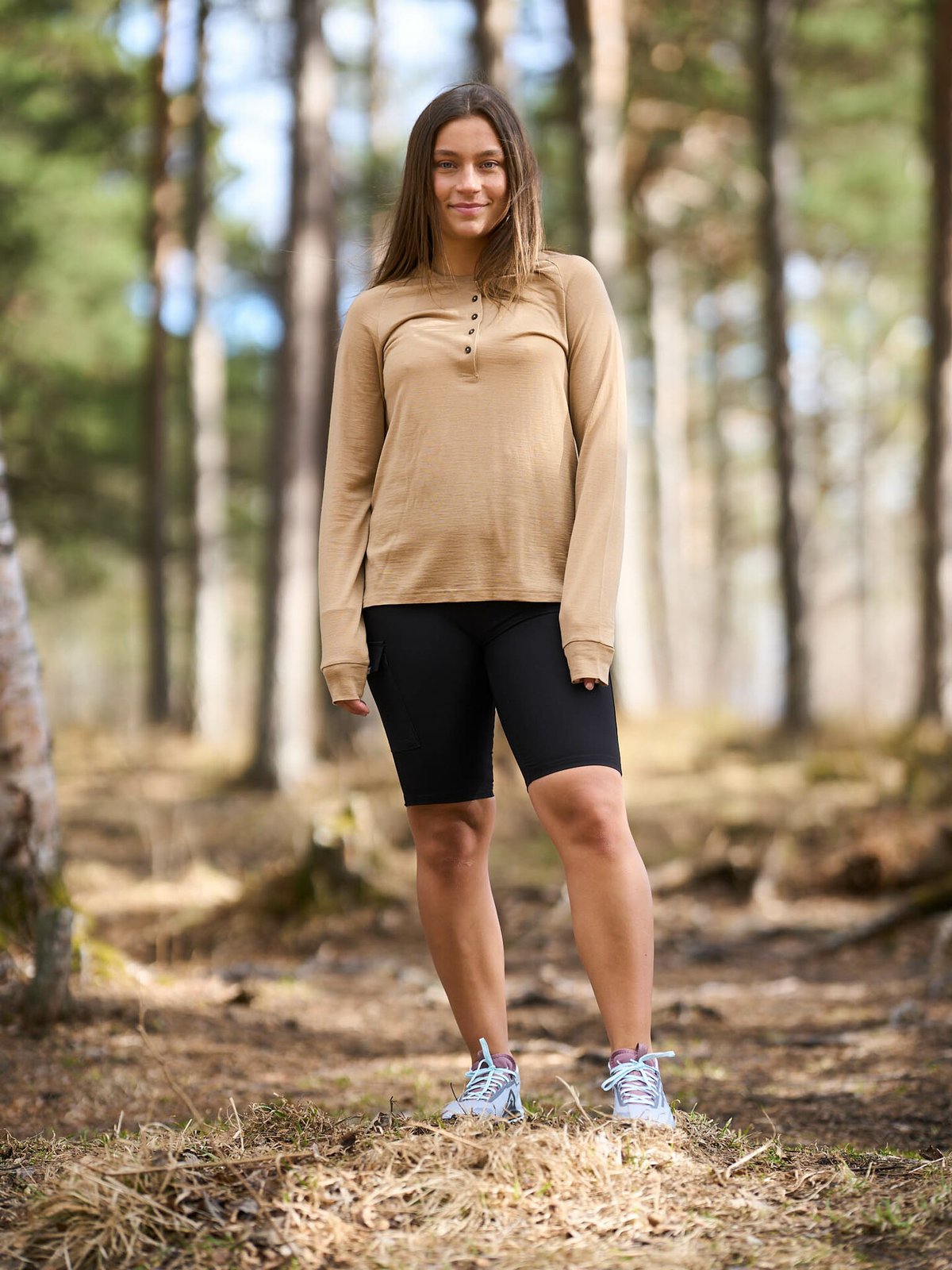 Bergans Lysebu Wool Henley Women Warm Sand