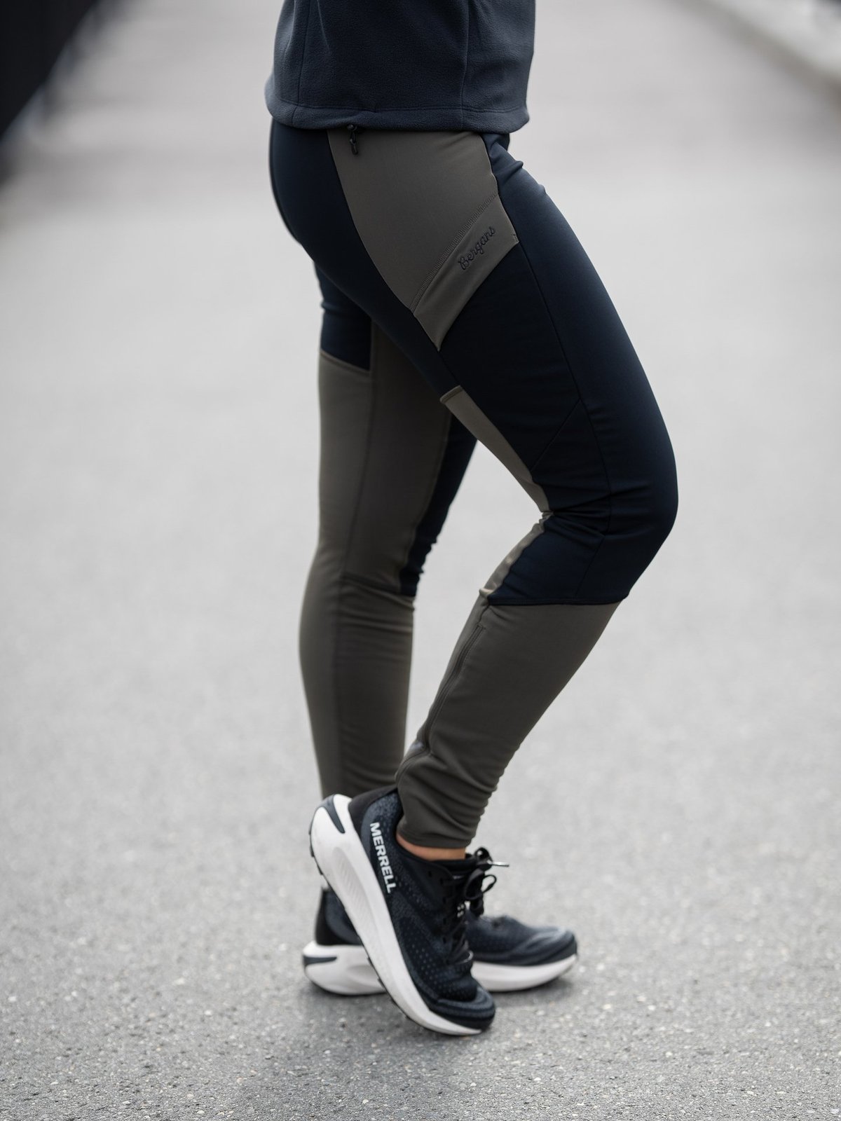 Bergans Fløyen Winter Tights Women Dark Green Mud