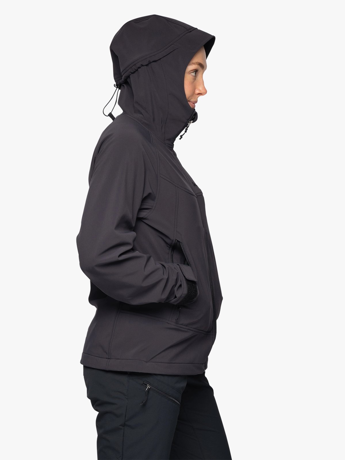 Bergans Vaagaa Softshell Jacket Hood Women Black