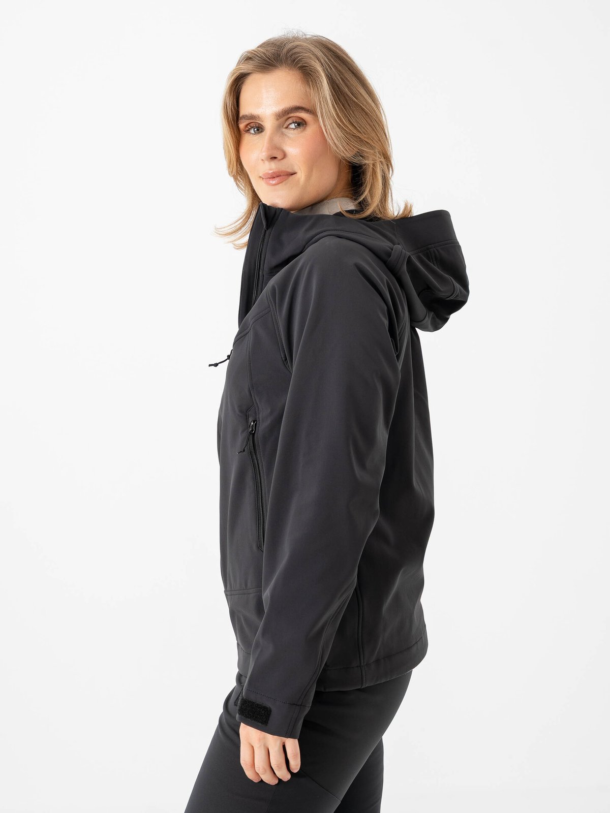 Bergans Vaagaa Softshell Jacket Hood Women Black