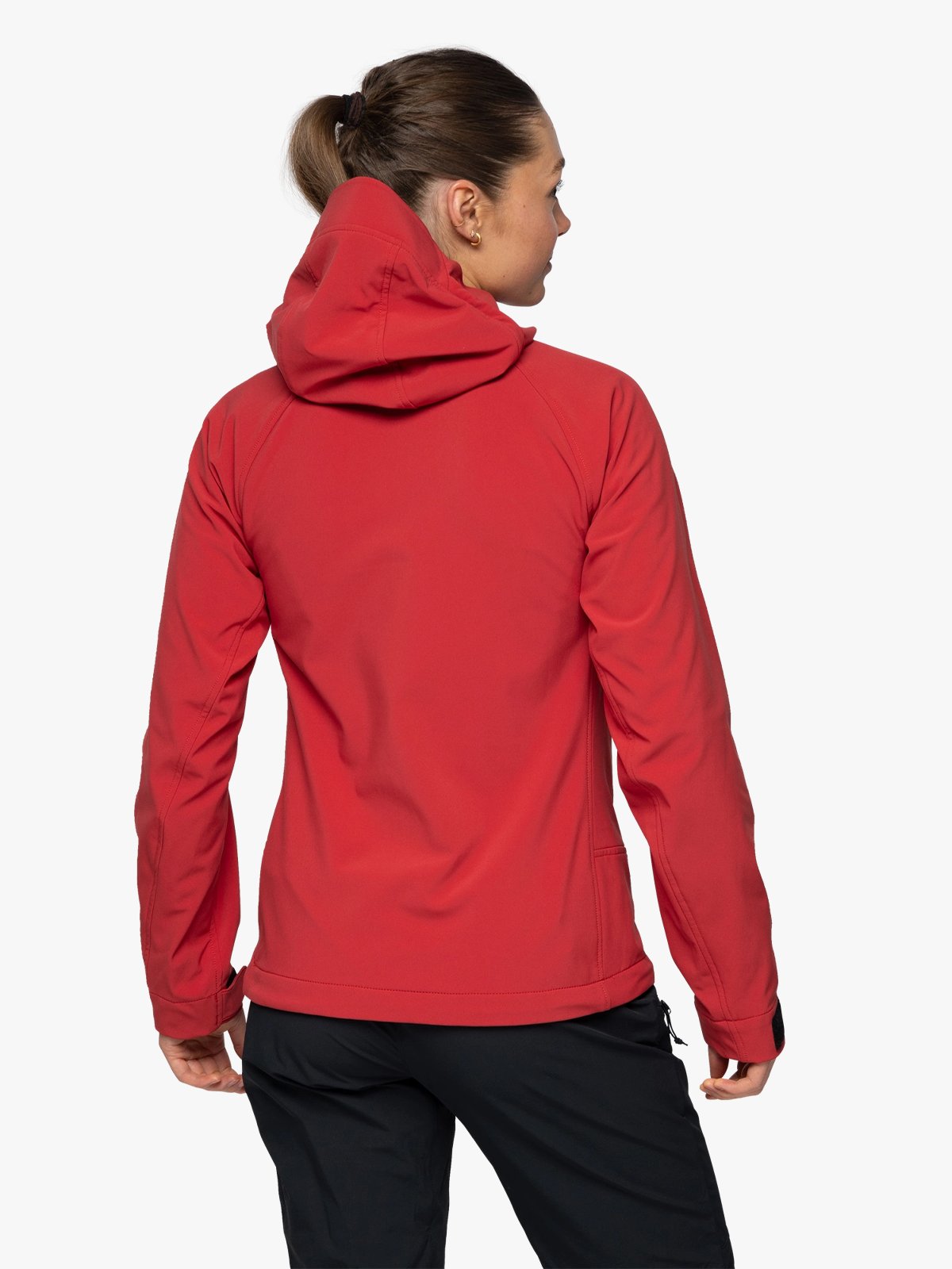 Bergans Vaagaa Softshell Jacket Hood Women Crimson Red