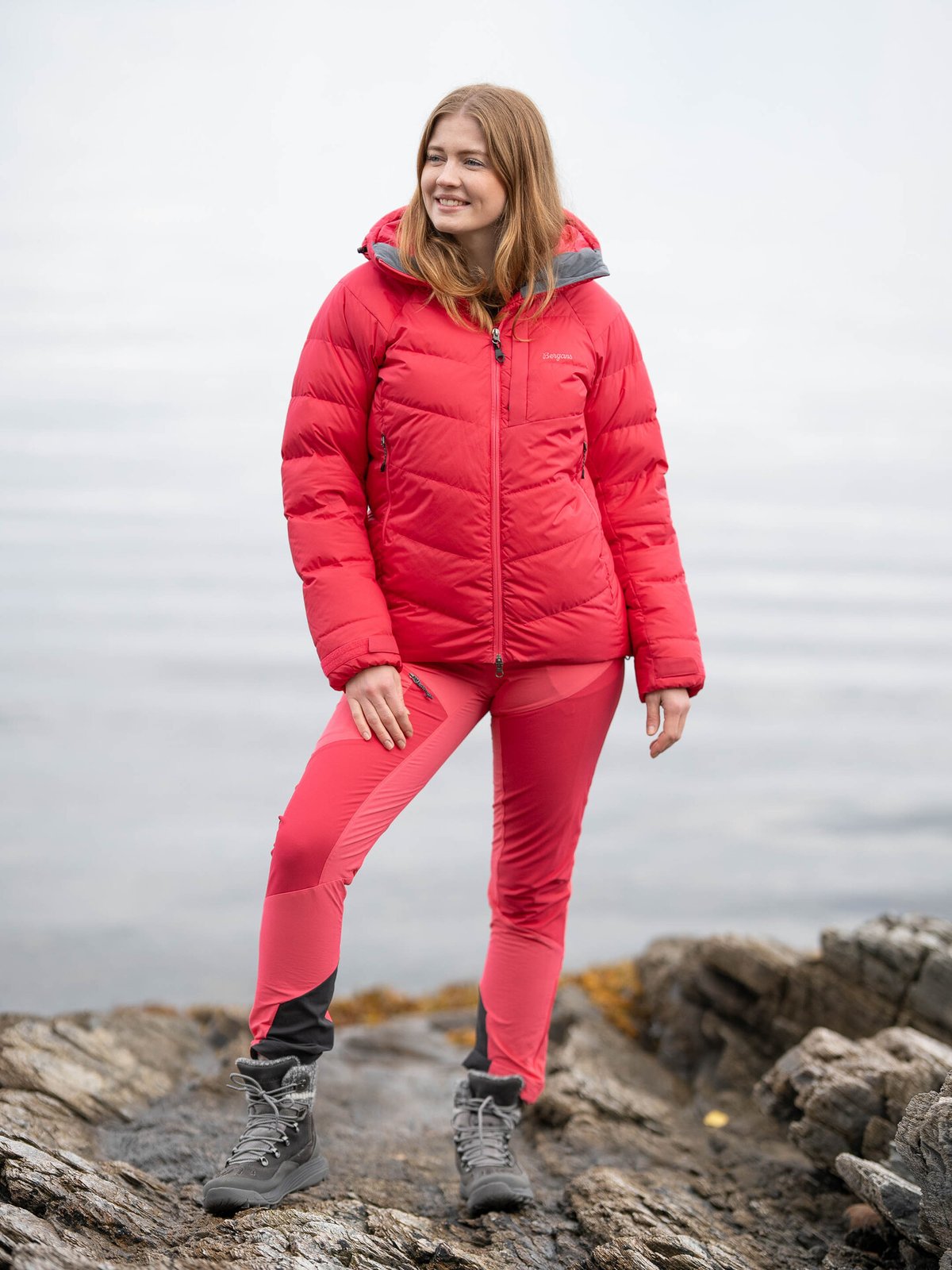 Bergans Tind Mountain Down Jacket Women Alpine Rose