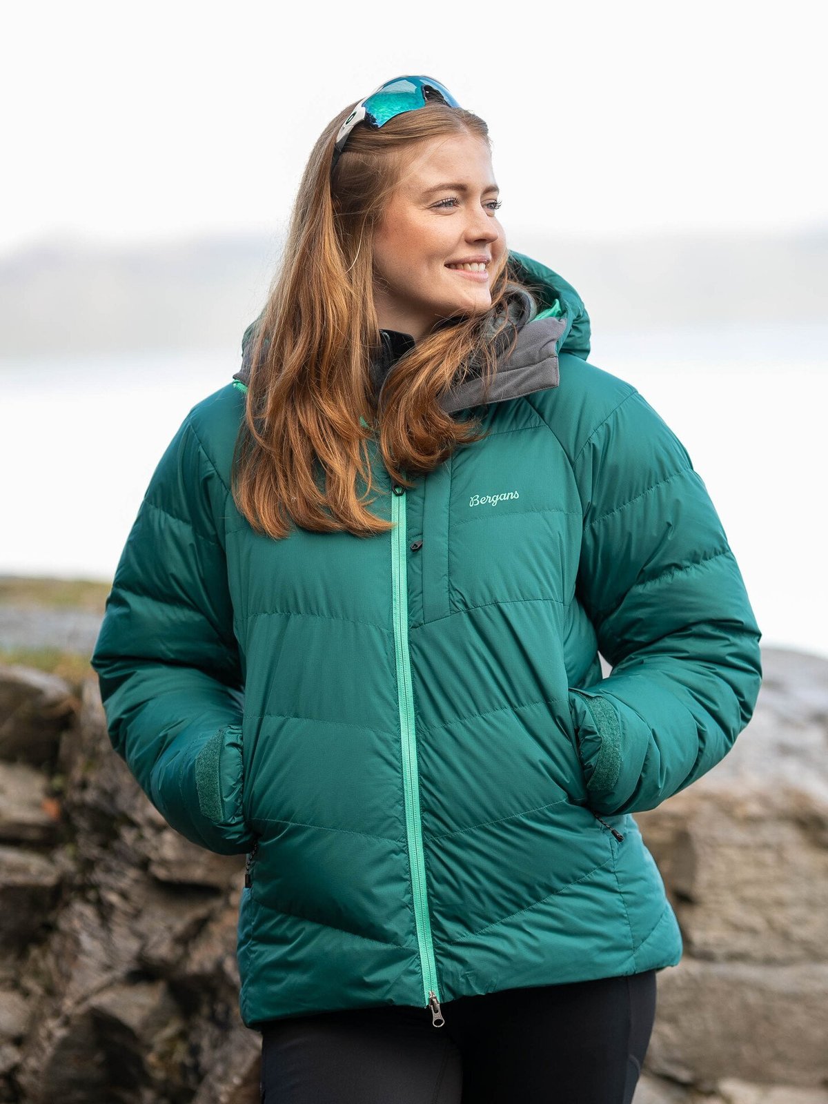Bergans Tind Mountain Down Jacket Women Malachite Green