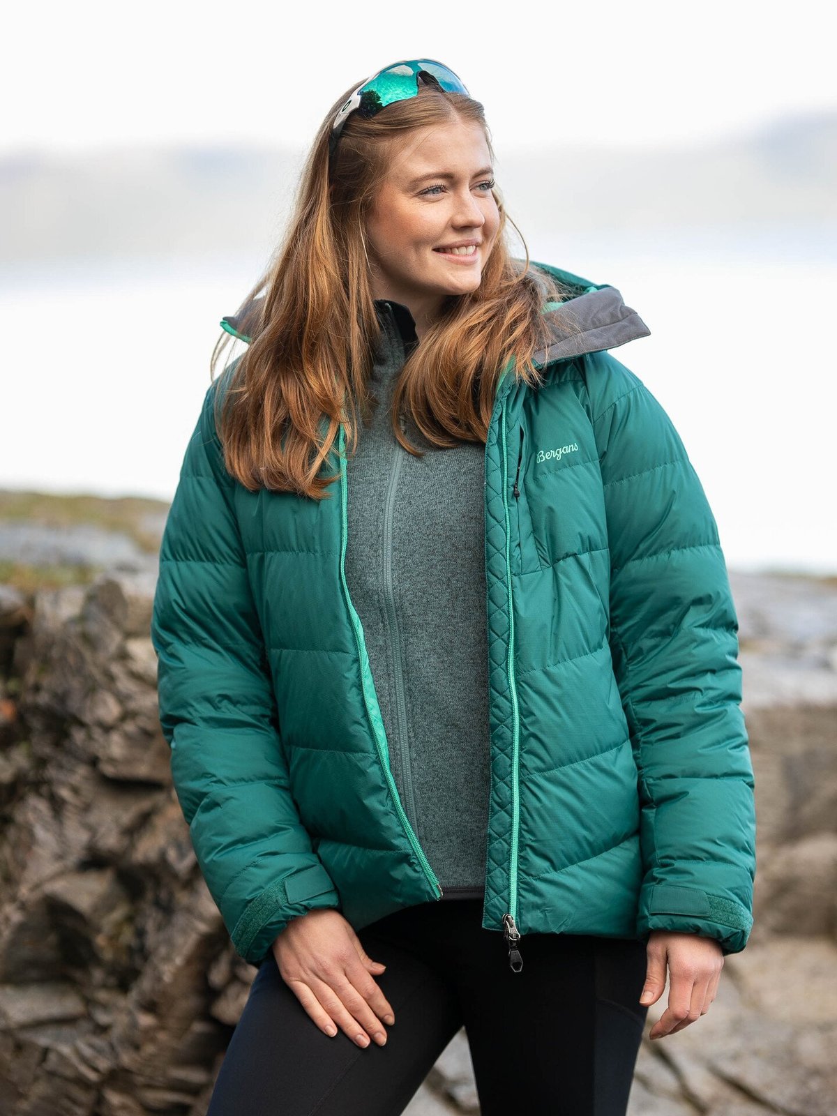 Bergans Tind Mountain Down Jacket Women Malachite Green