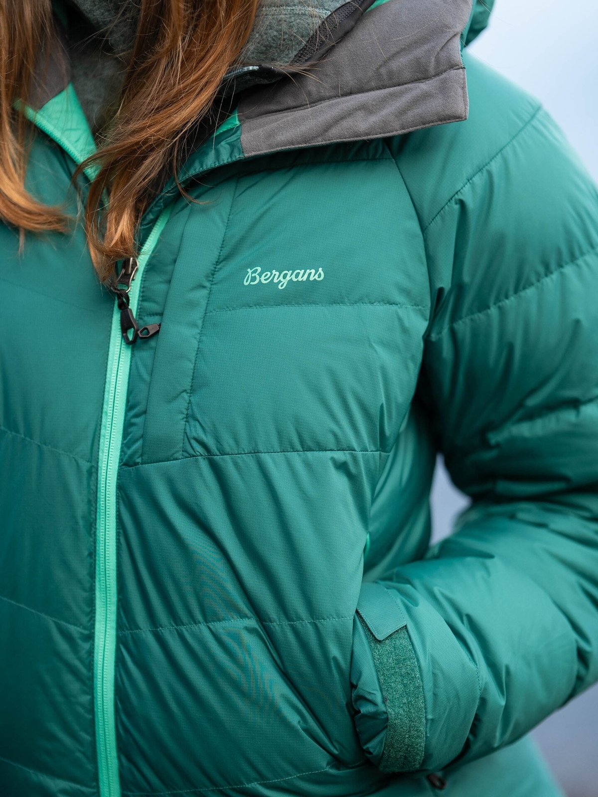 Bergans Tind Mountain Down Jacket Women Malachite Green