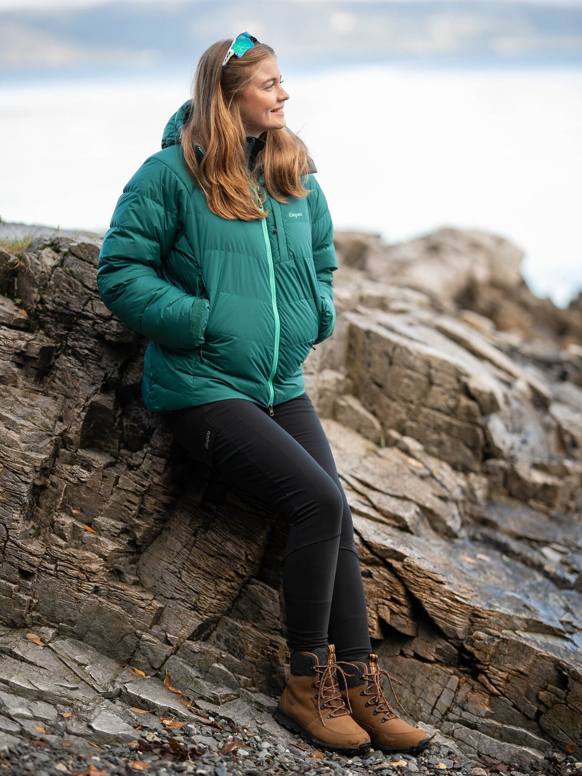 Bergans Tind Mountain Down Jacket Women Malachite Green