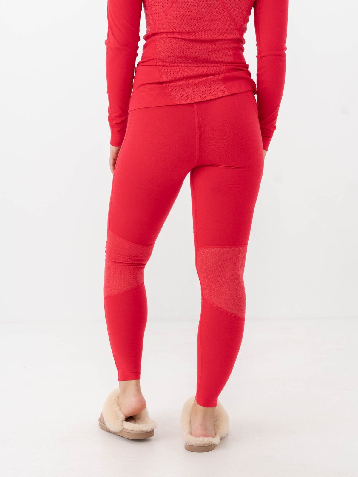 Bergans Inner:Pure Merino Tights Women Alpine Rose / Light Alpine Rose