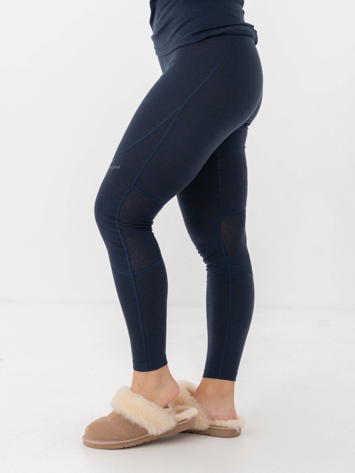 Bergans Inner:Pure Merino Tights Women Navy Blue