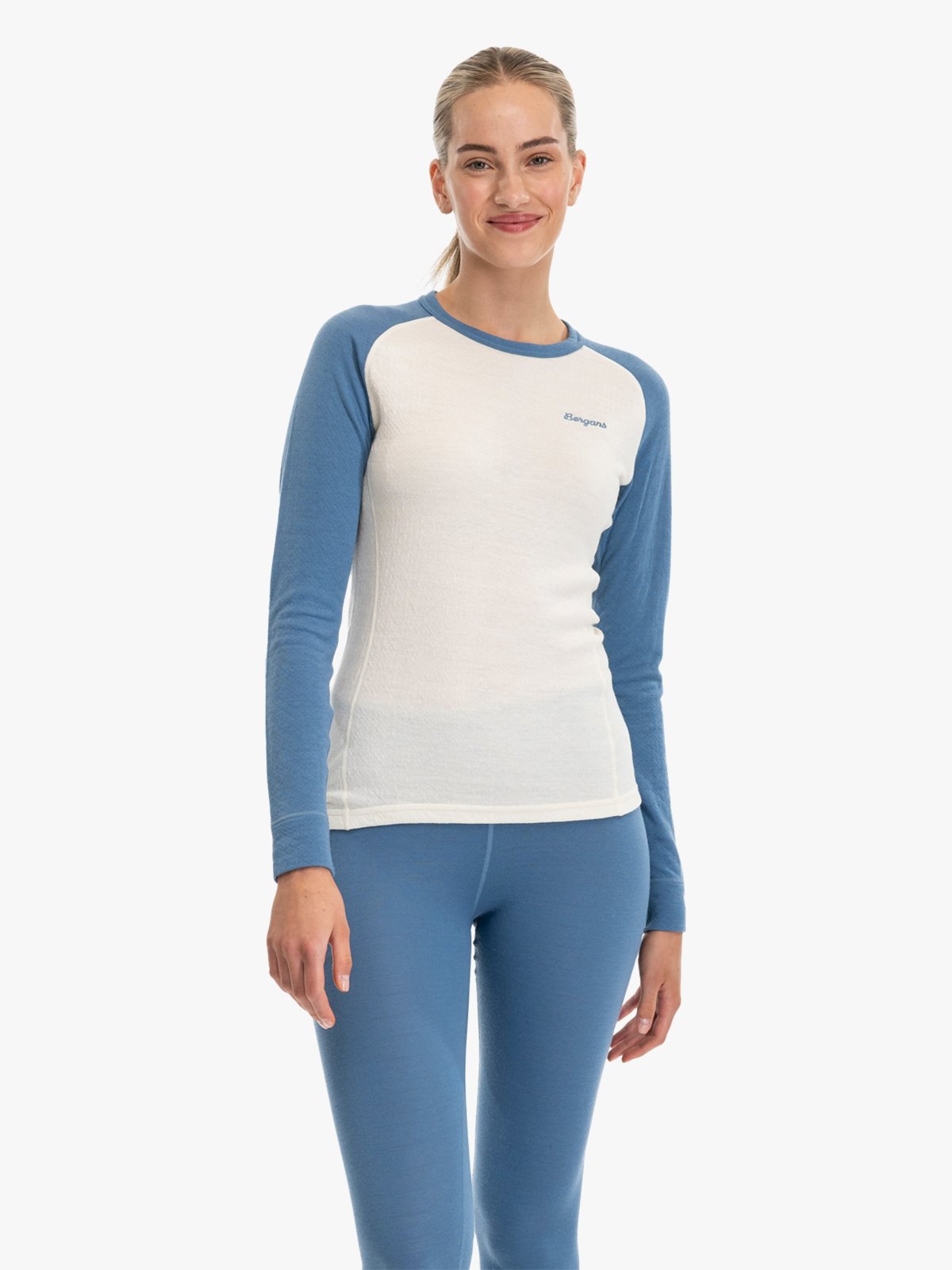 Bergans Inner:Dual Merino Long Sleeve Women Vanilla White