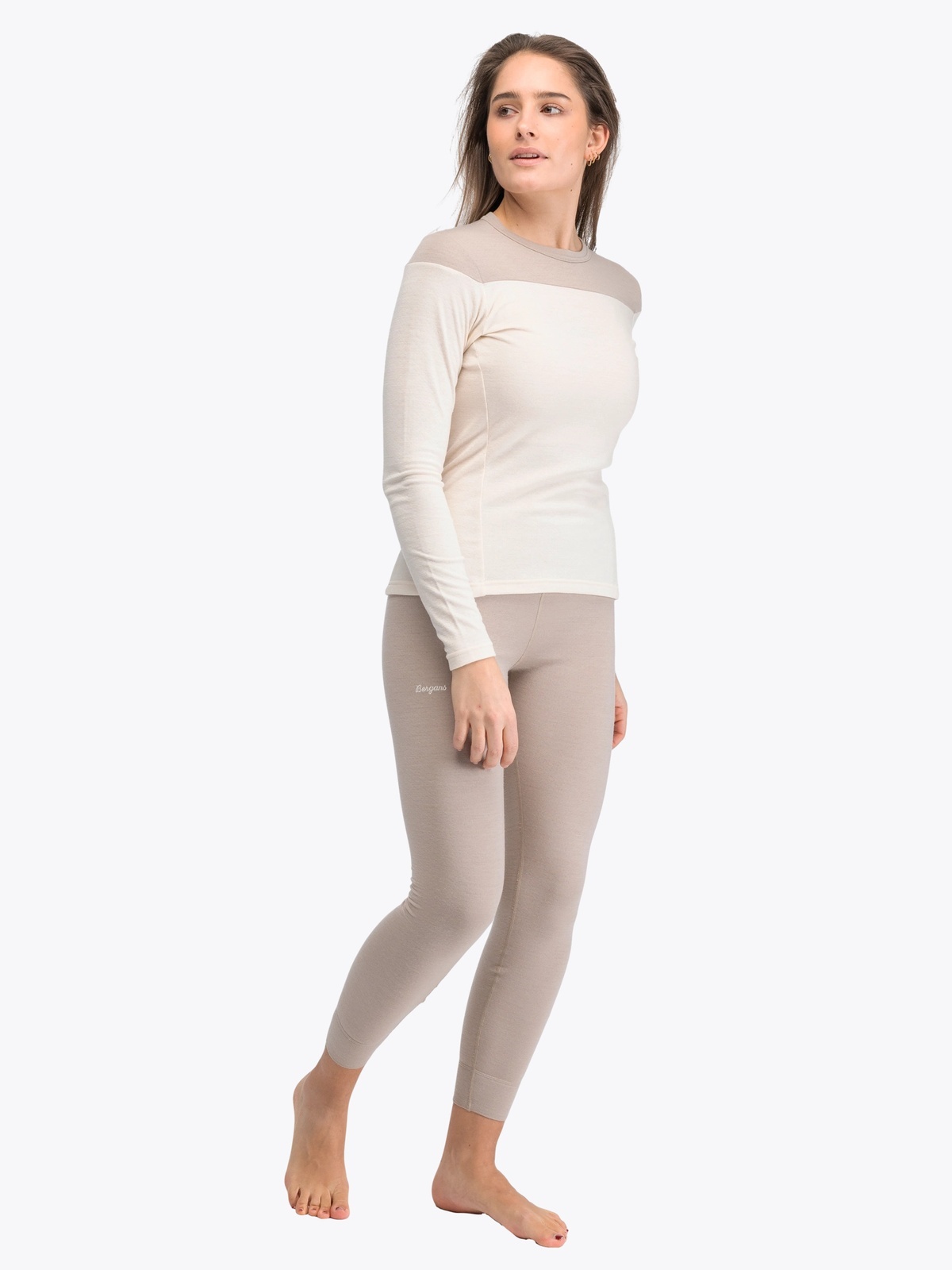 Bergans Inner:Dual Merino Tights Women Beige