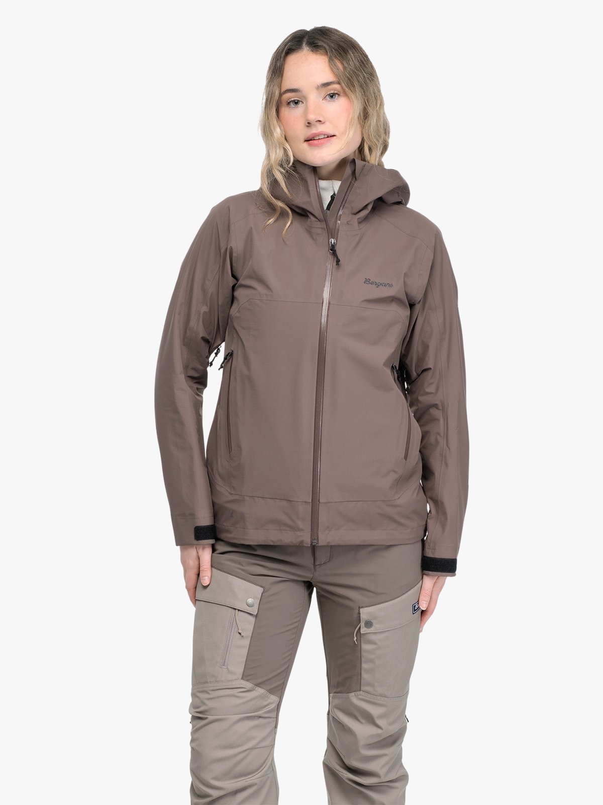 Bergans Vaagaa 3L Shell Jacket Women Hot Cocoa