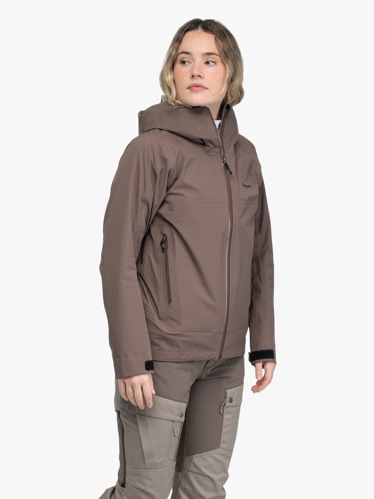 Bergans Vaagaa 3L Shell Jacket Women Hot Cocoa