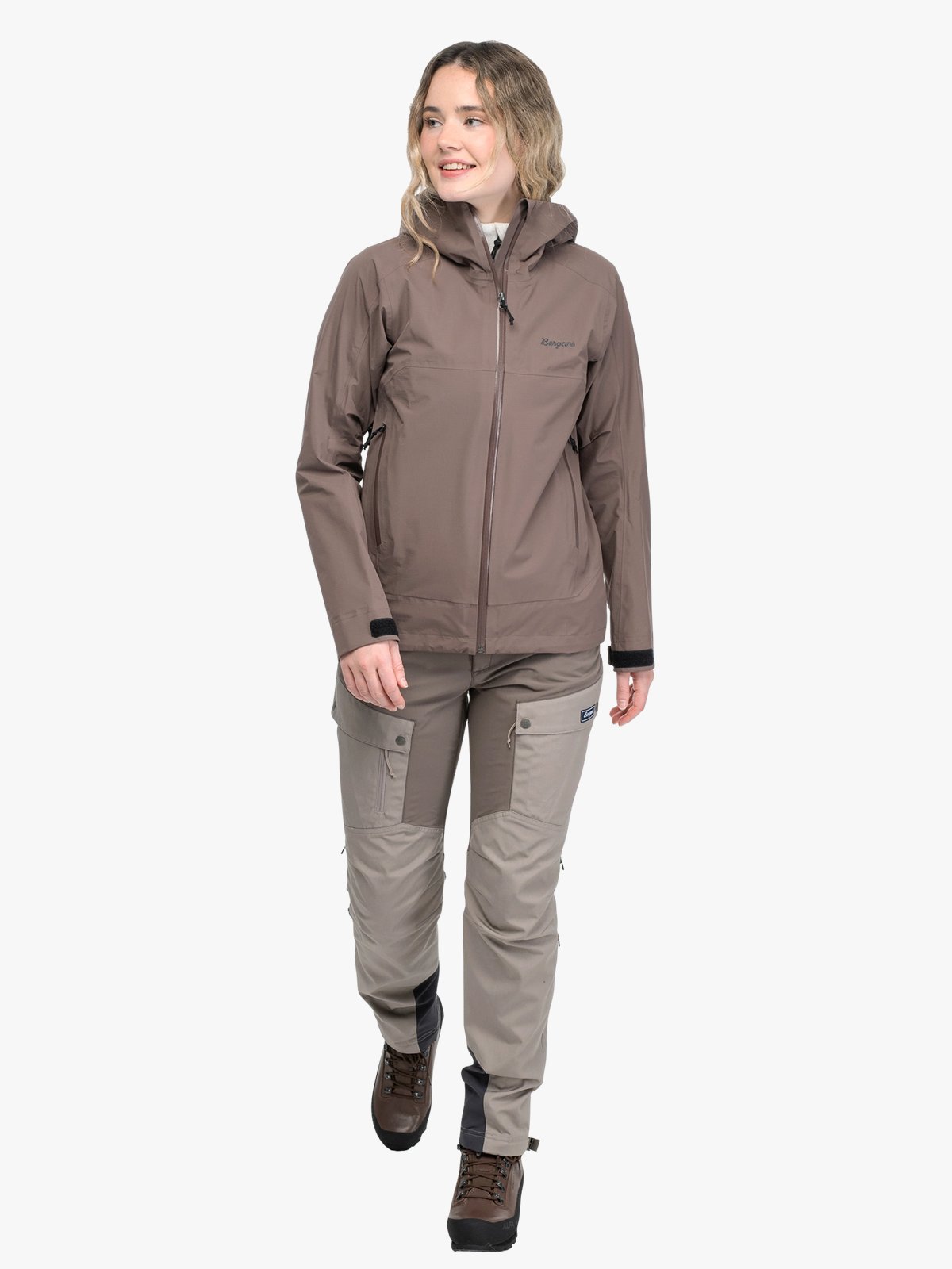Bergans Vaagaa 3L Shell Jacket Women Hot Cocoa