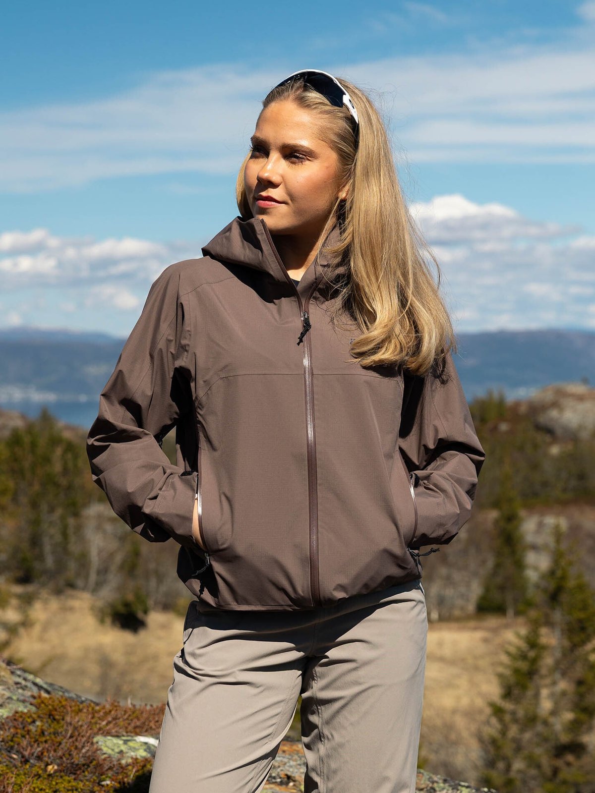 Bergans Vaagaa 3L Shell Jacket Women Hot Cocoa
