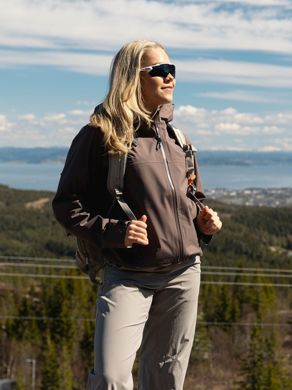 Bergans Vaagaa 3L Shell Jacket Women Hot Cocoa