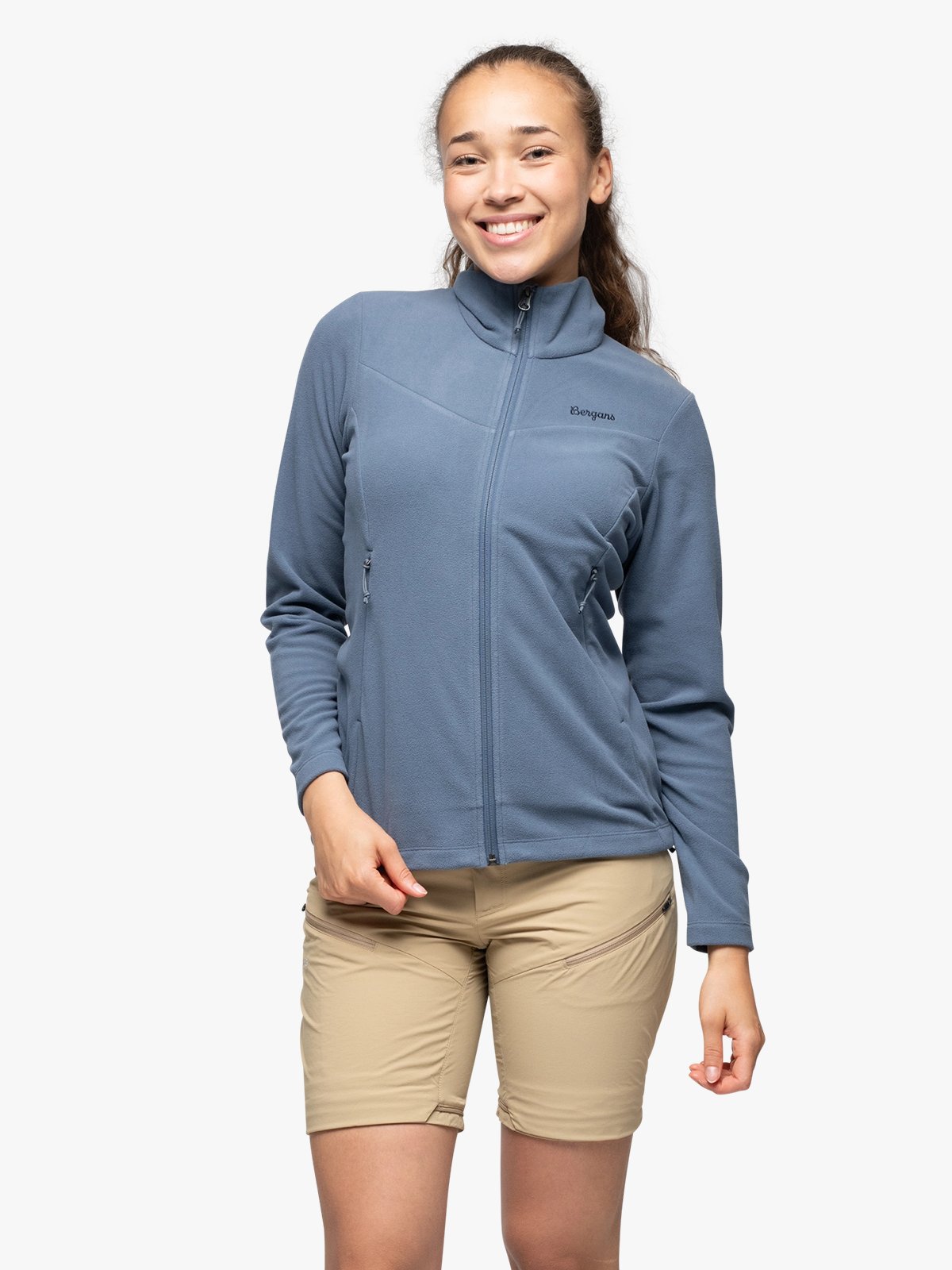 Bergans Finnsnes Fleece Jacket Women Granite Blue