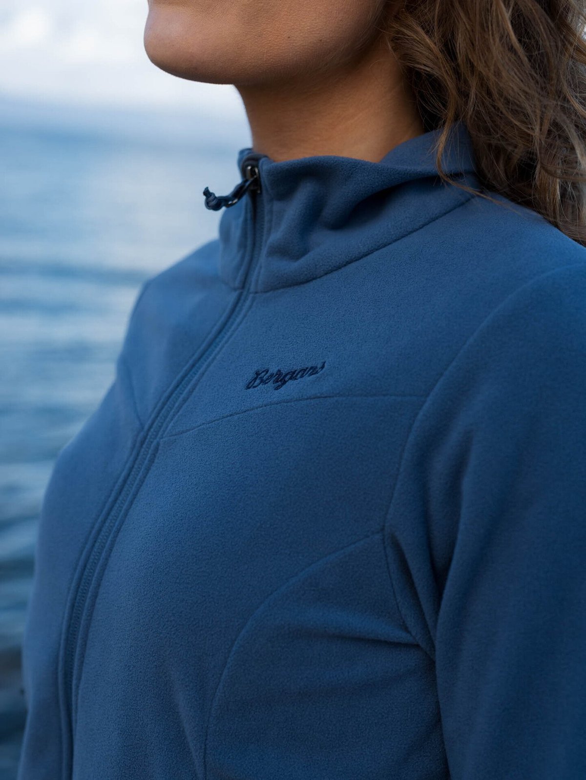 Bergans Finnsnes Fleece Jacket Women Granite Blue