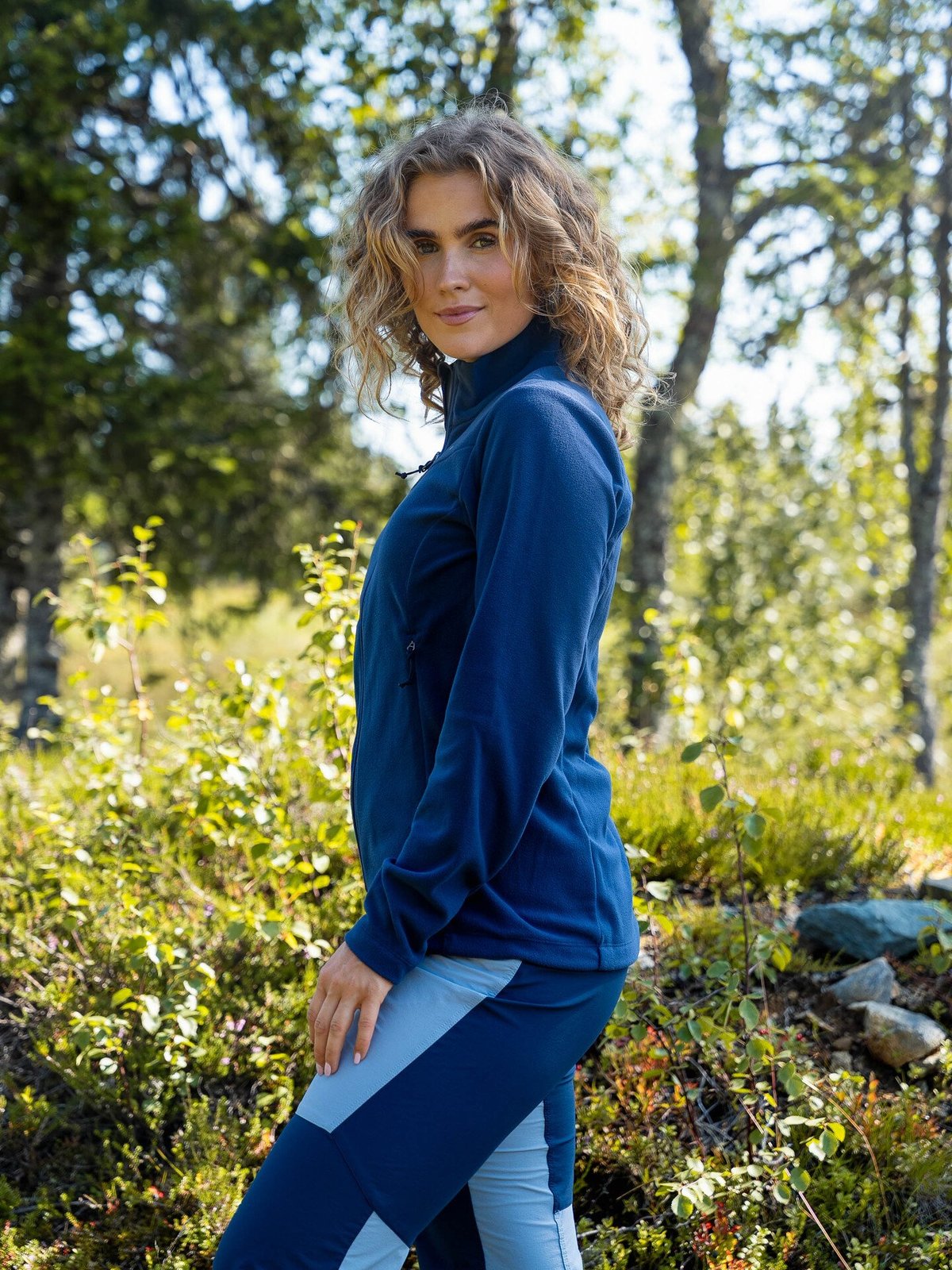 Bergans Finnsnes Fleece Jacket Women Navy Blue