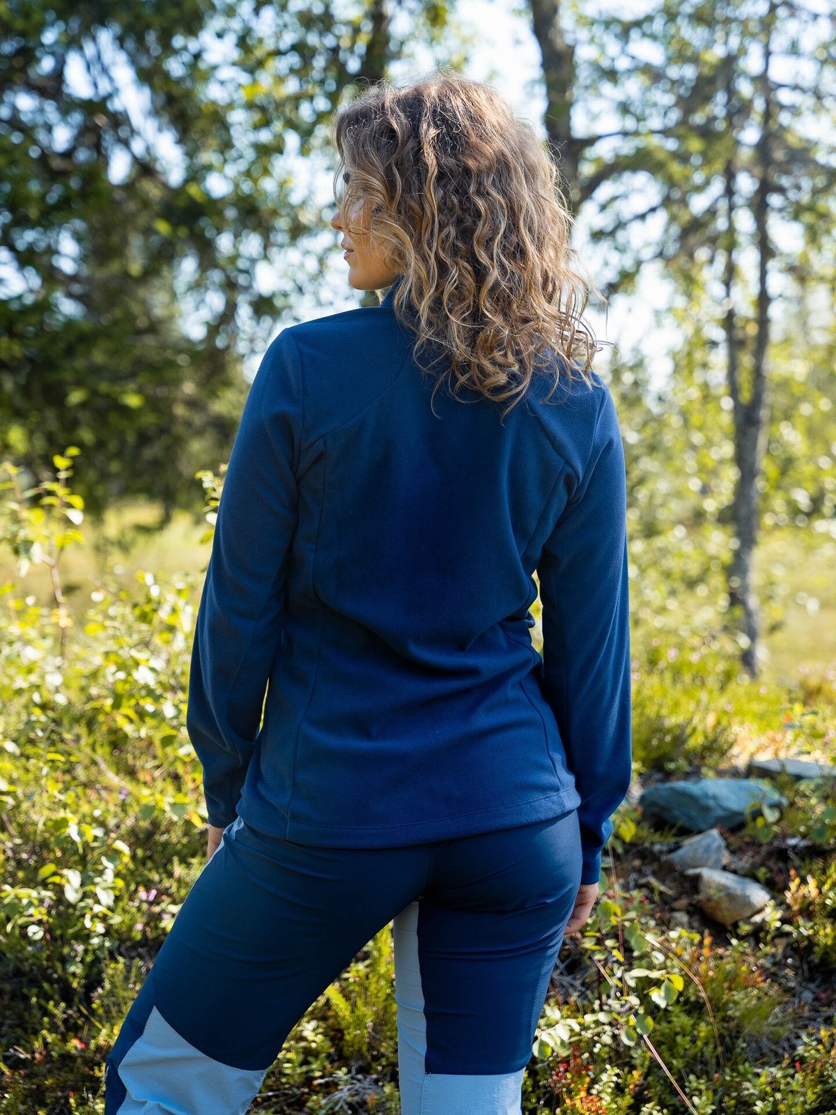 Bergans Finnsnes Fleece Jacket Women Navy Blue