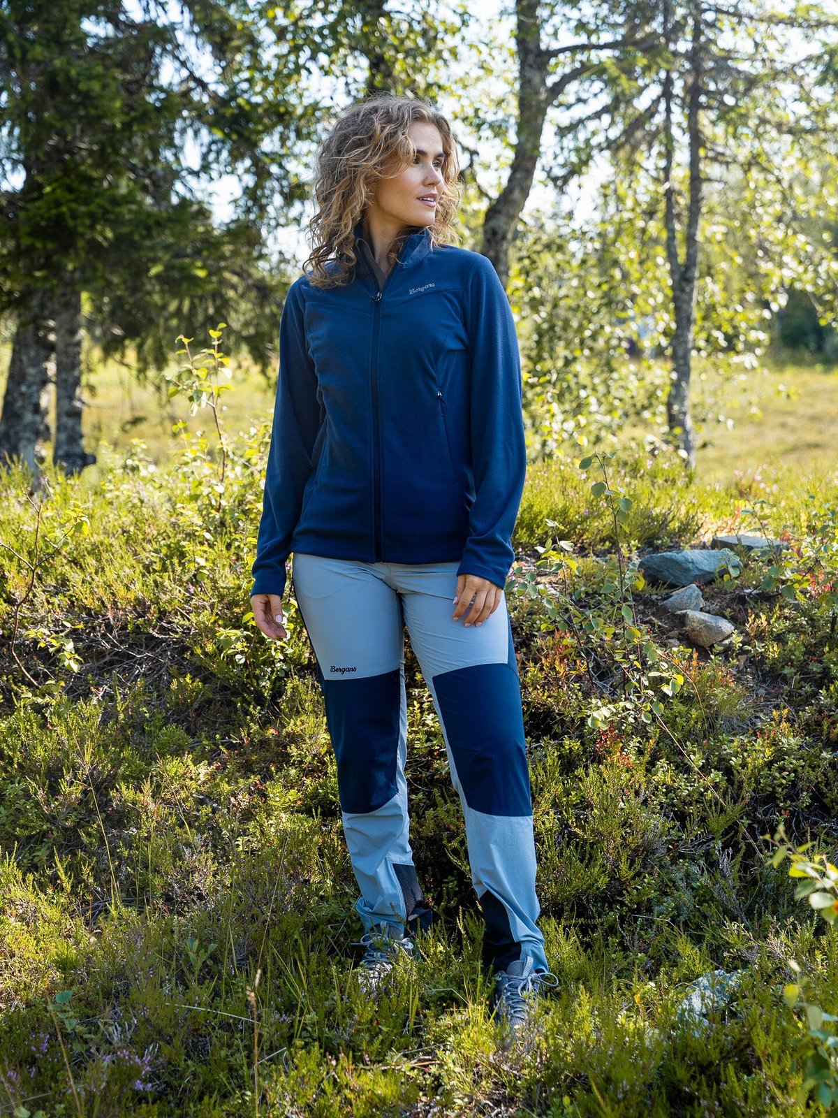 Bergans Finnsnes Fleece Jacket Women Navy Blue