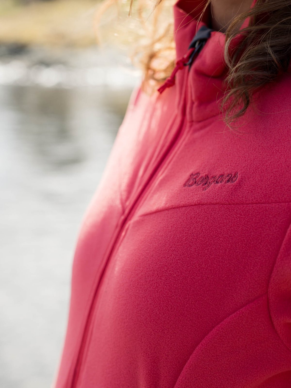 Bergans Finnsnes Fleece Jacket Women Peachy Red