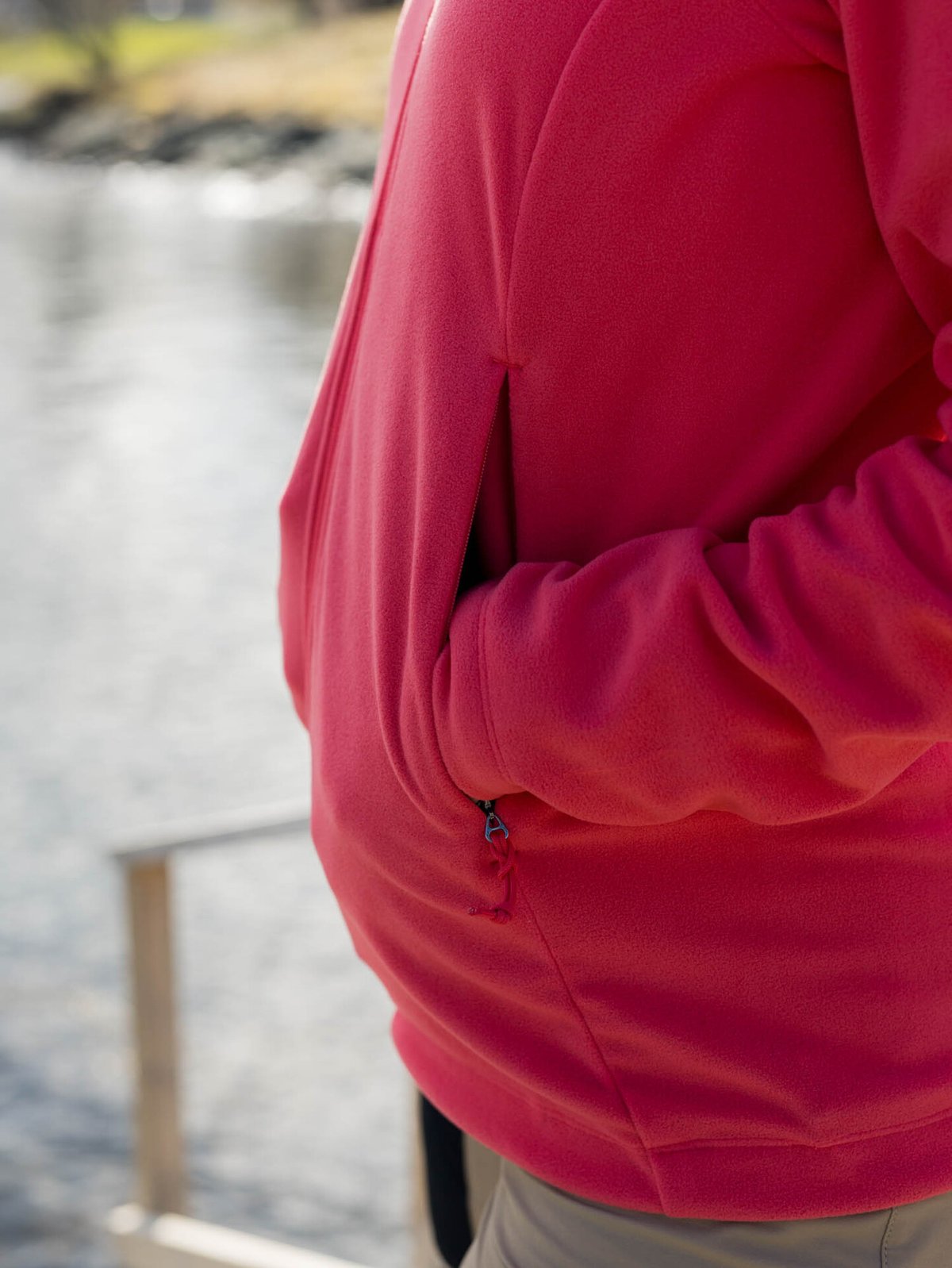 Bergans Finnsnes Fleece Jacket Women Peachy Red