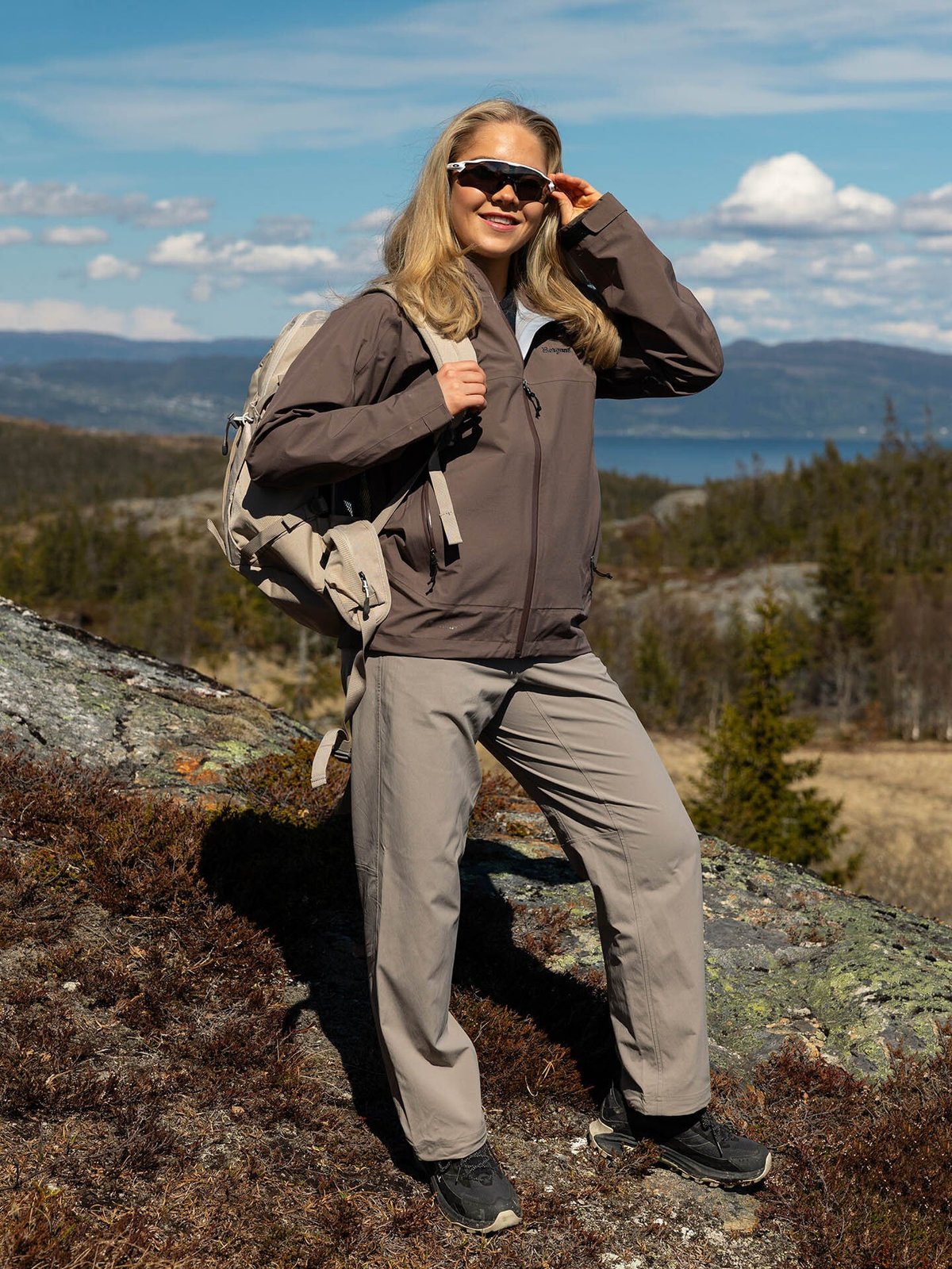 Bergans Imingen Pull-On Pants Women Rock Taupe