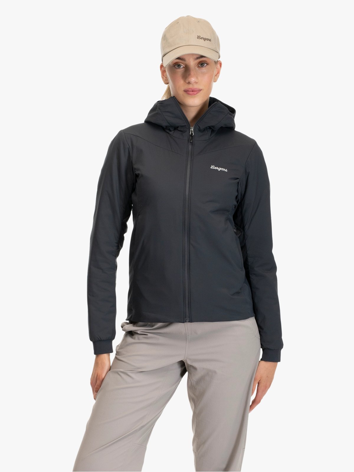 Bergans Holo Hood Jacket Women Dark Shadow Grey