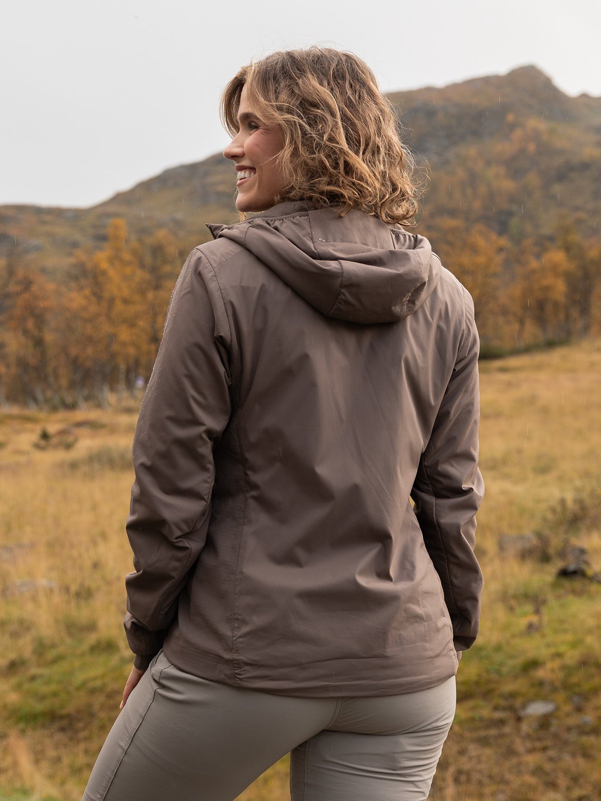 Bergans Holo Hood Jacket Women Hot Cocoa