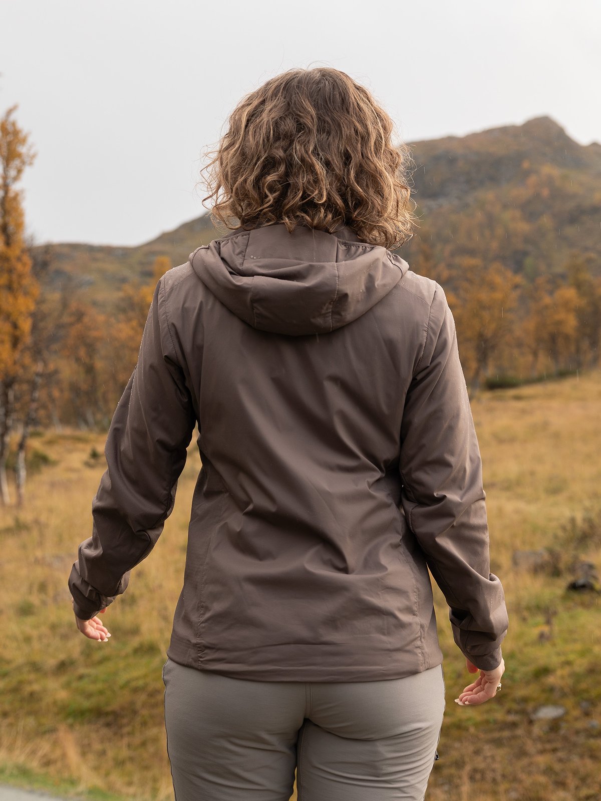 Bergans Holo Hood Jacket Women Hot Cocoa