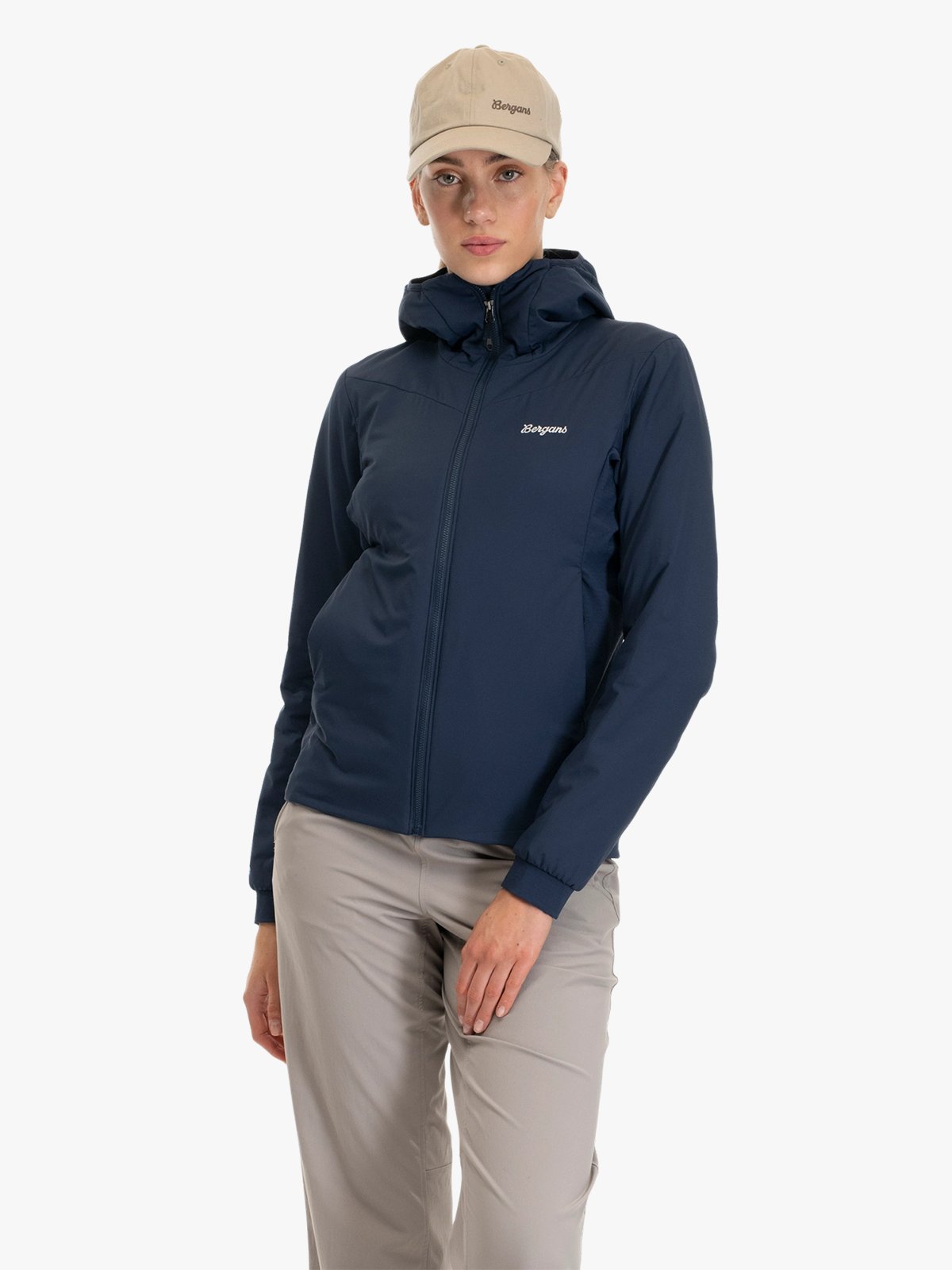 Bergans Holo Hood Jacket Women NavyBlue
