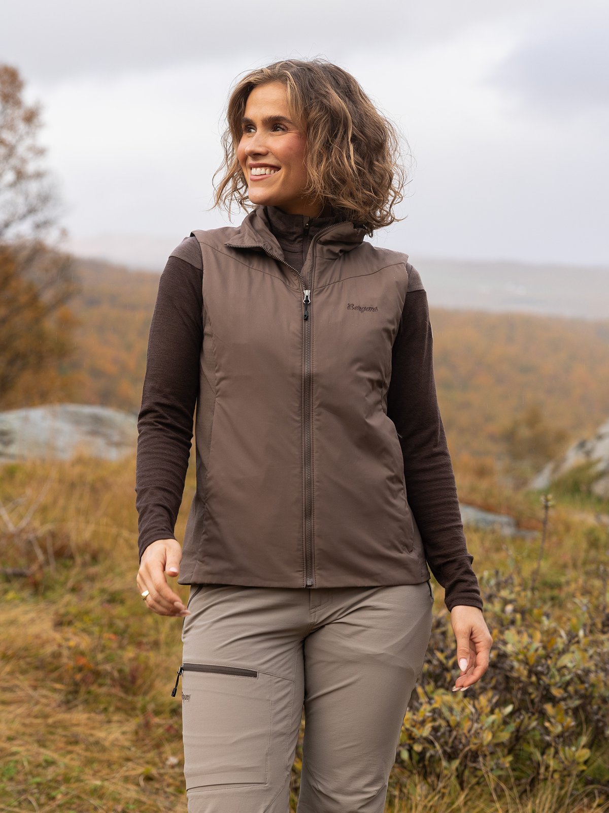 Bergans Holo Insulated Vest Women Hot Cocoa